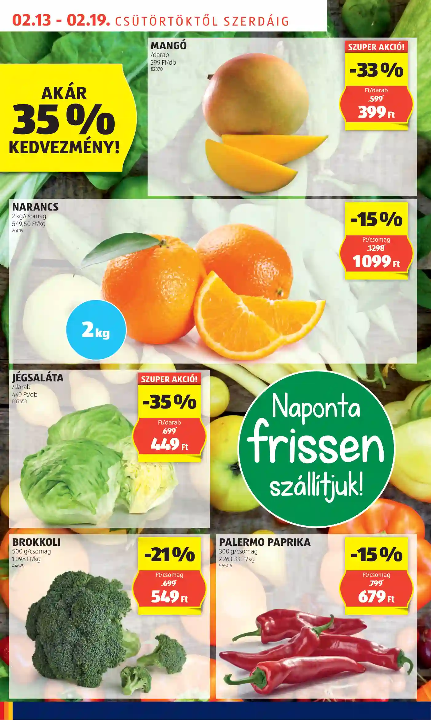 Aldi akciós újság 7. hét (24 oldal)