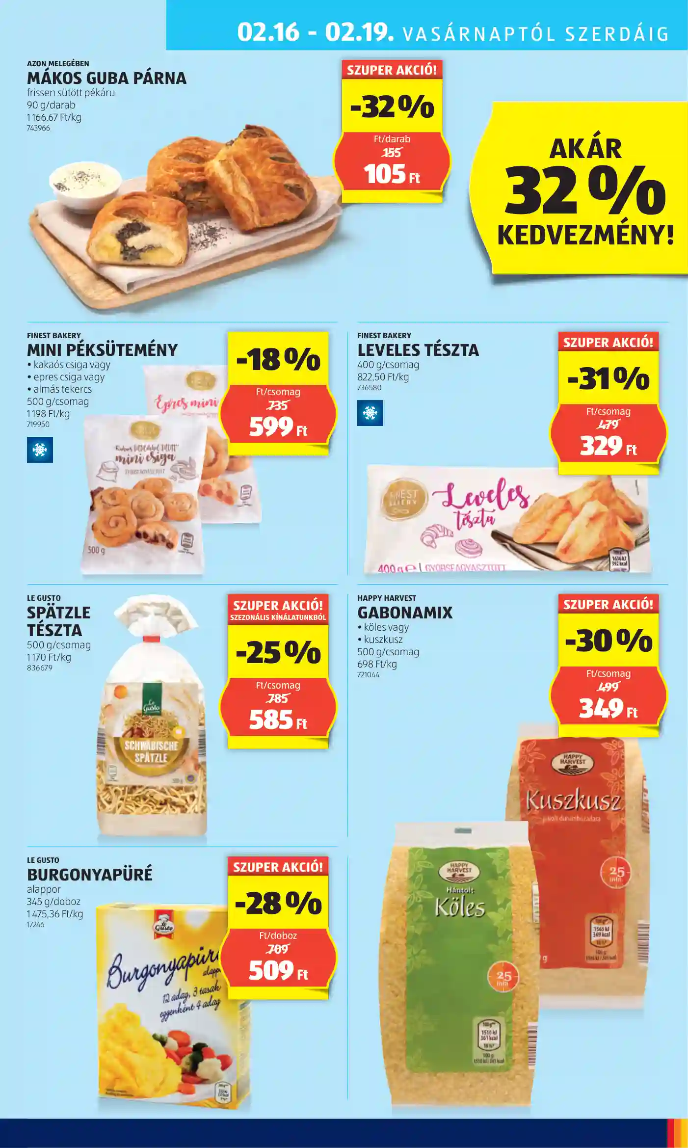Aldi akciós újság 7. hét (29 oldal)