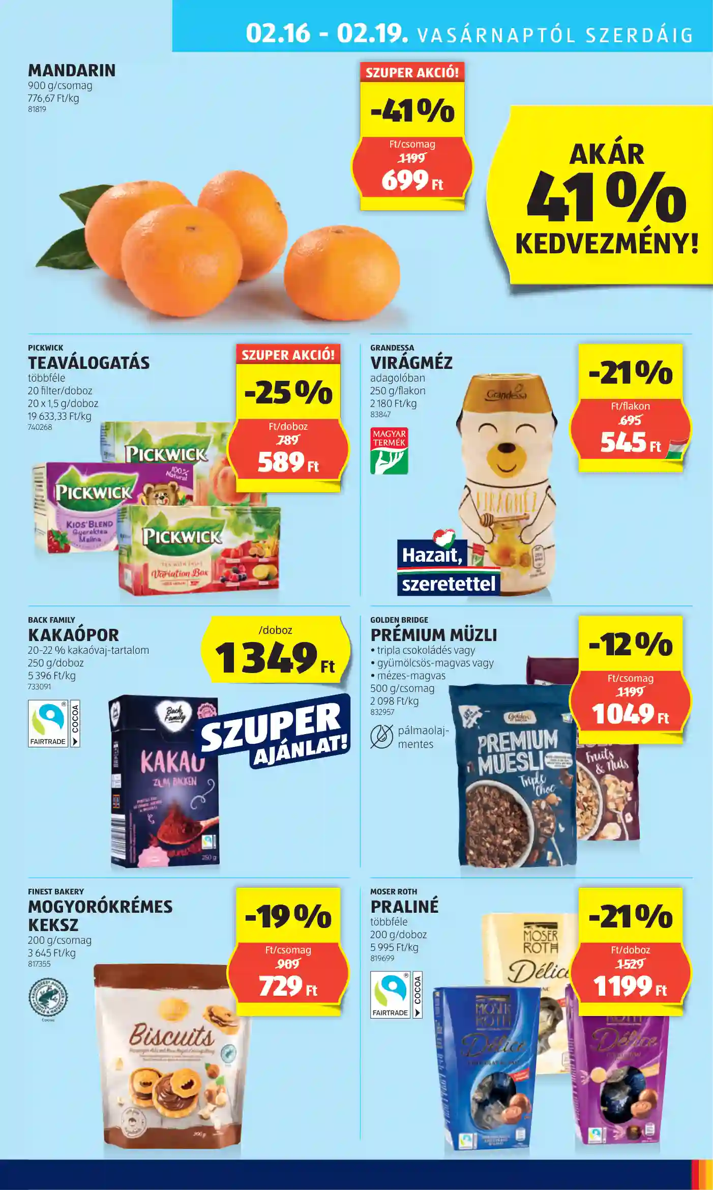 Aldi akciós újság 7. hét (31 oldal)