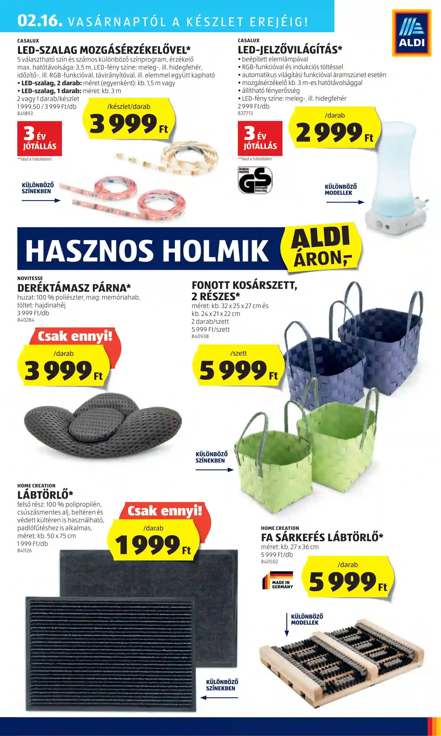 Aldi akciós újság 7. hét (42 oldal)