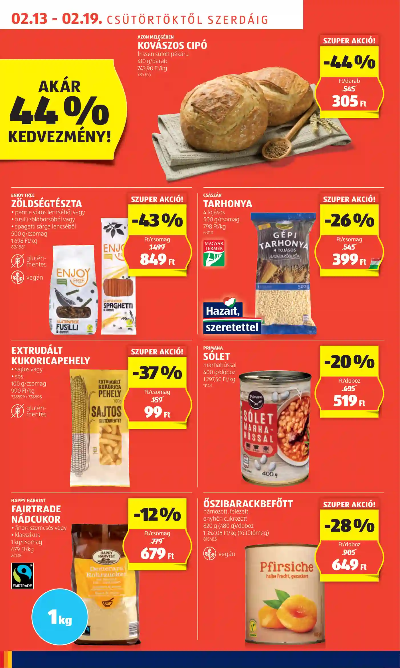 Aldi akciós újság 7. hét (46 oldal)