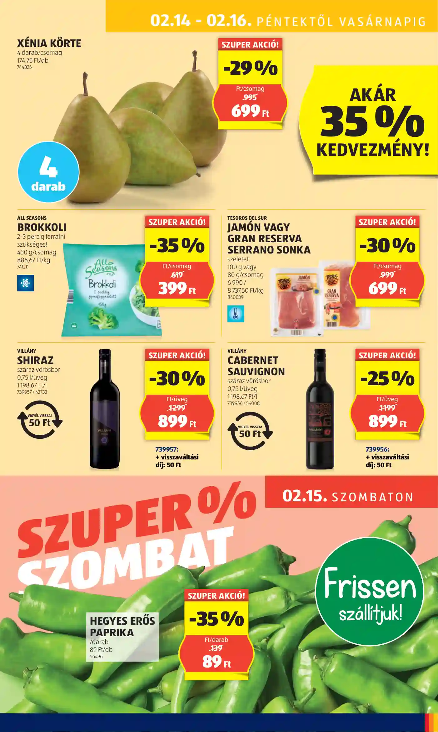 Aldi akciós újság 7. hét (49 oldal)