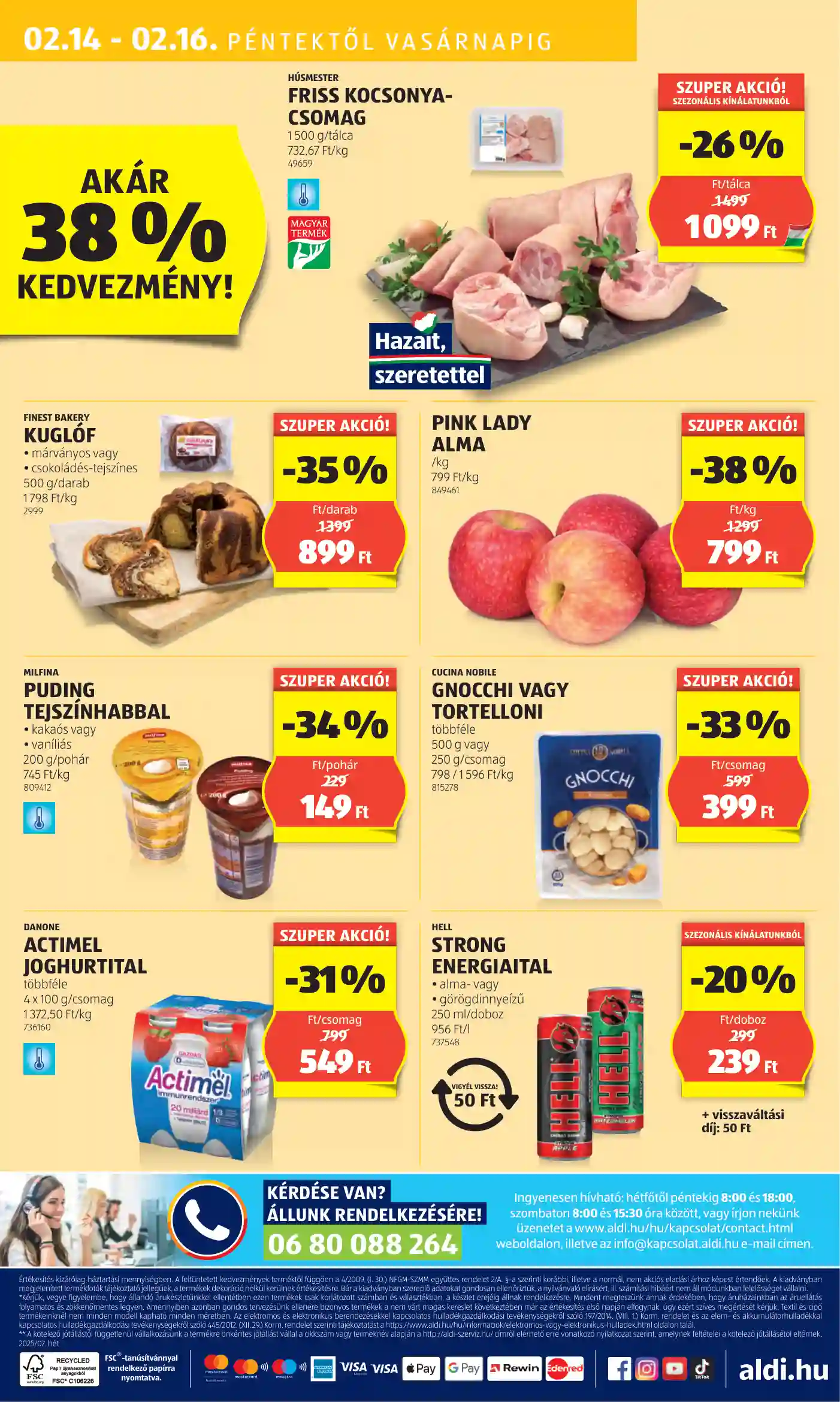 Aldi akciós újság 7. hét (50 oldal)