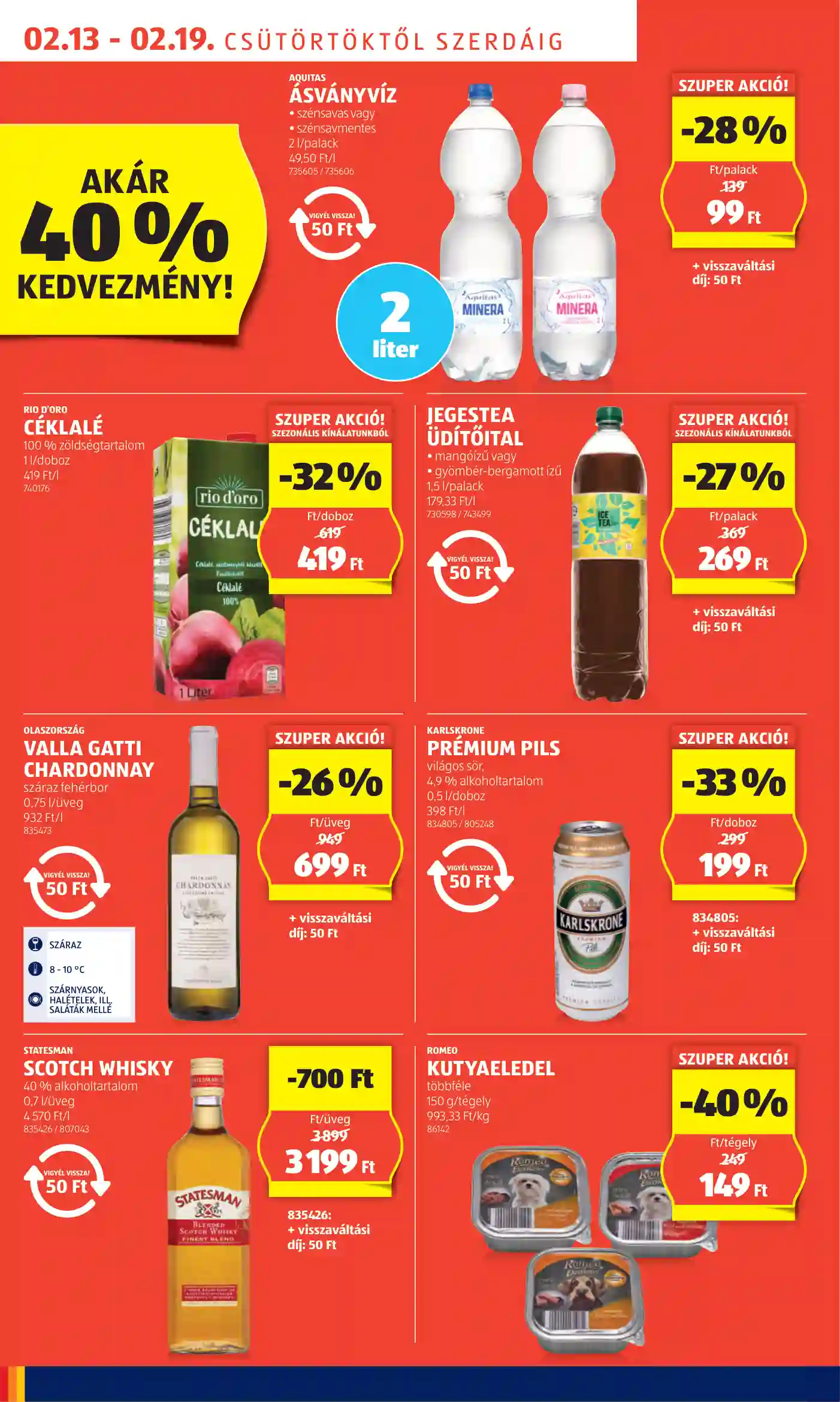 Aldi akciós újság 7. hét (56 oldal)
