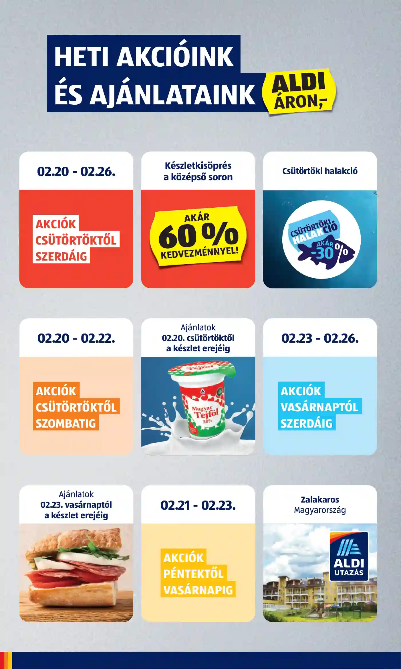 Aldi akciós újság 8. hét (2 oldal)
