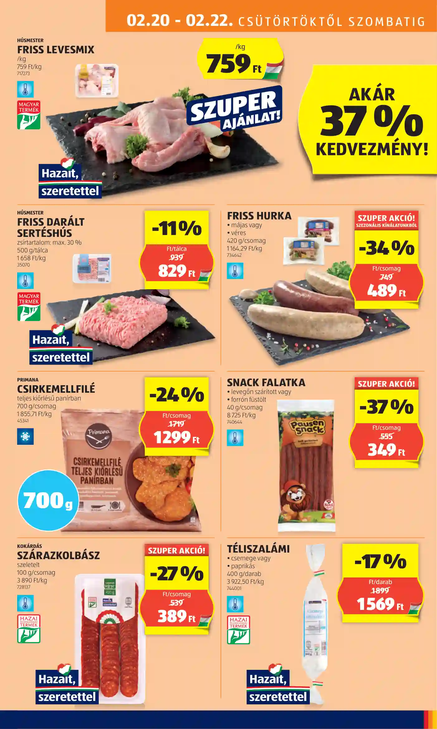 Aldi akciós újság 8. hét (5 oldal)