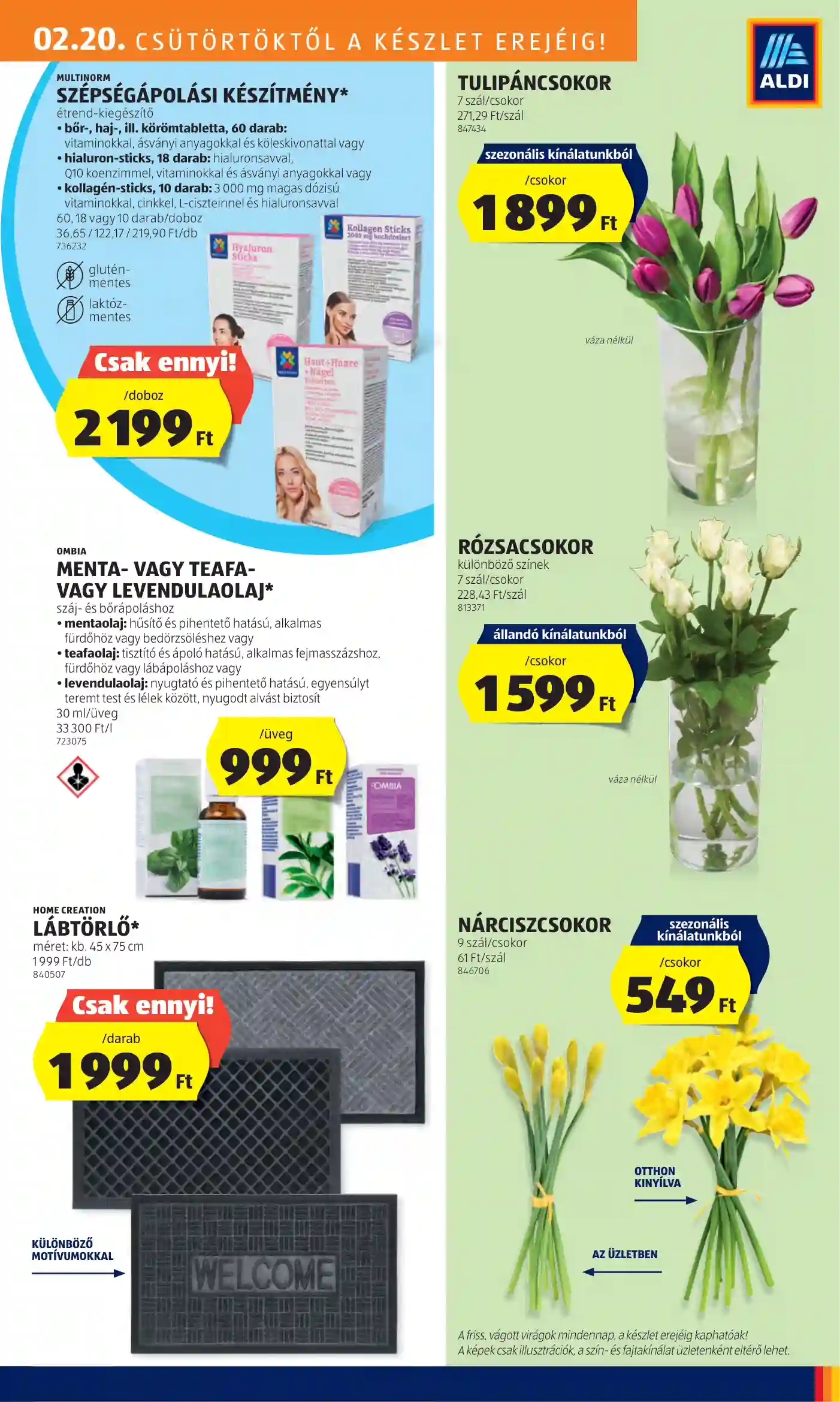 Aldi akciós újság 8. hét (27 oldal)