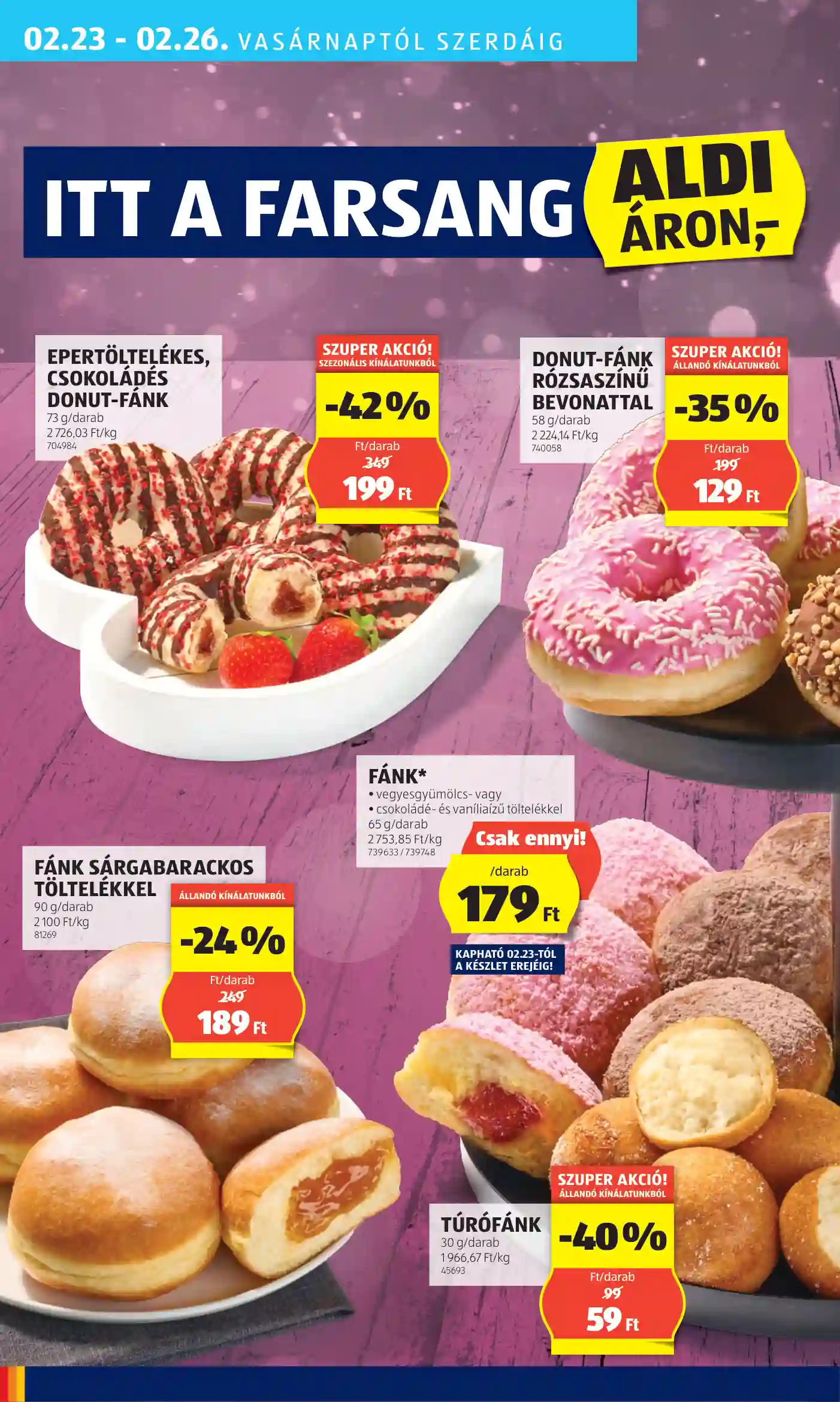 Aldi akciós újság 8. hét (39 oldal)