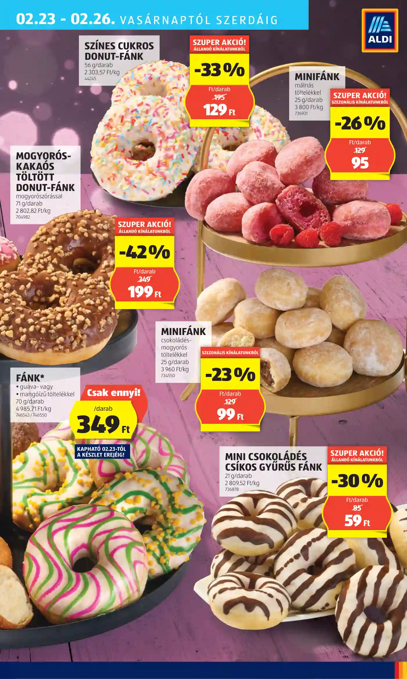 Aldi akciós újság 8. hét (40 oldal)