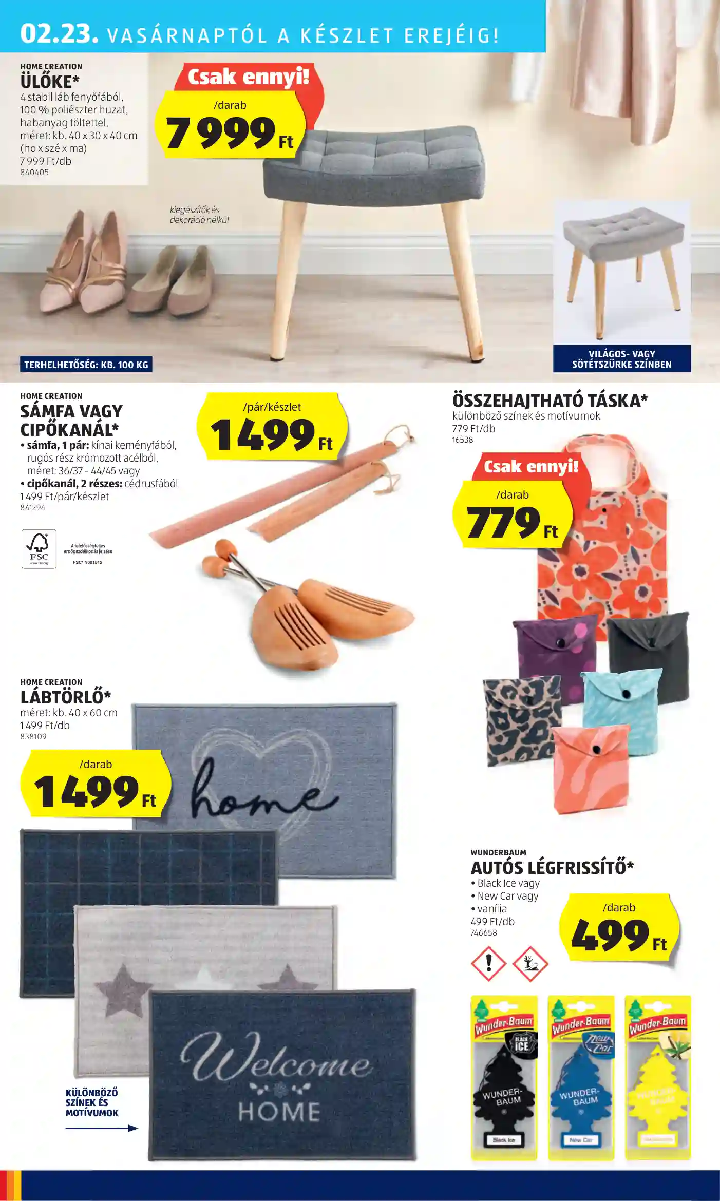 Aldi akciós újság 8. hét (54 oldal)