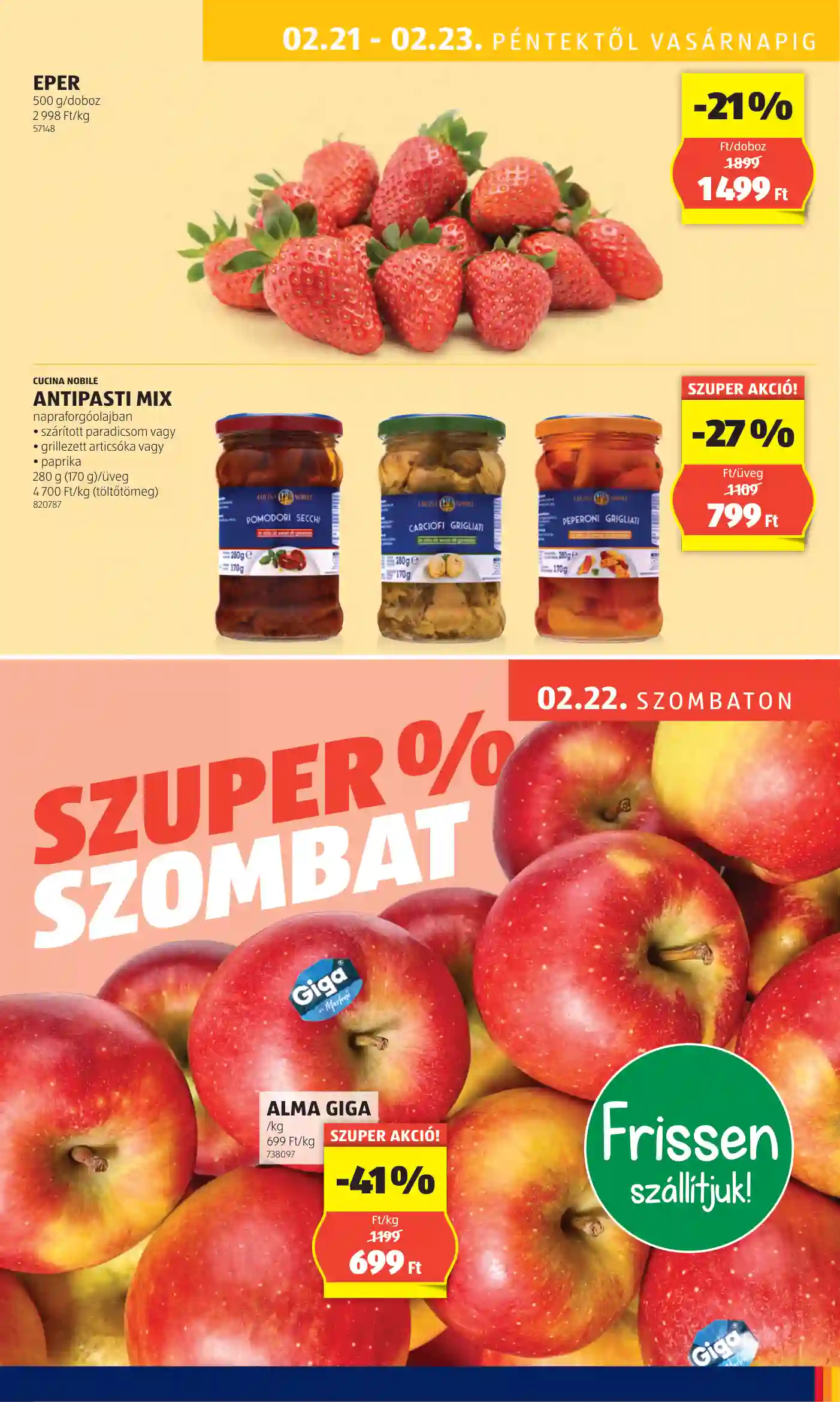 Aldi akciós újság 8. hét (55 oldal)