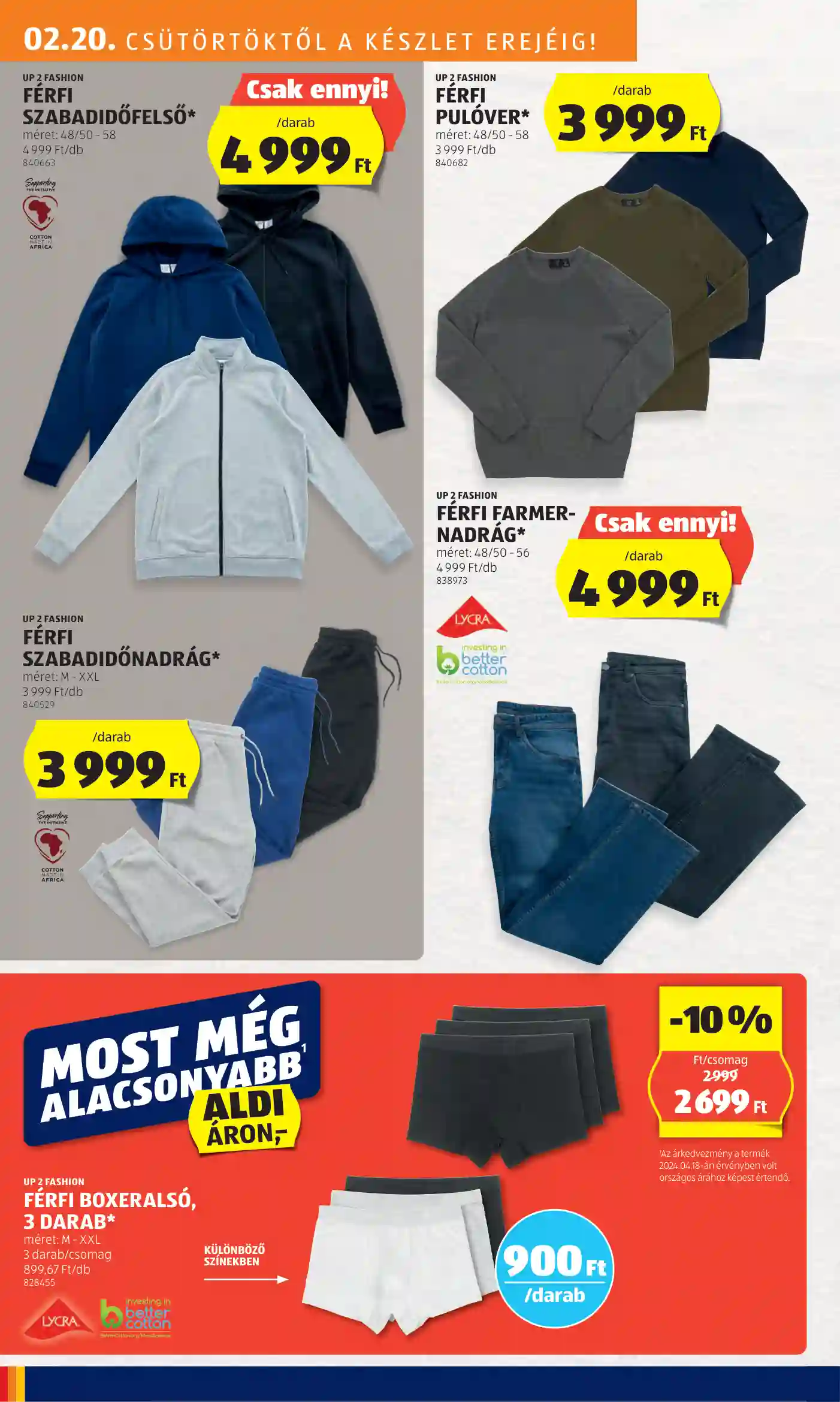 Aldi akciós újság 8. hét (21 oldal)