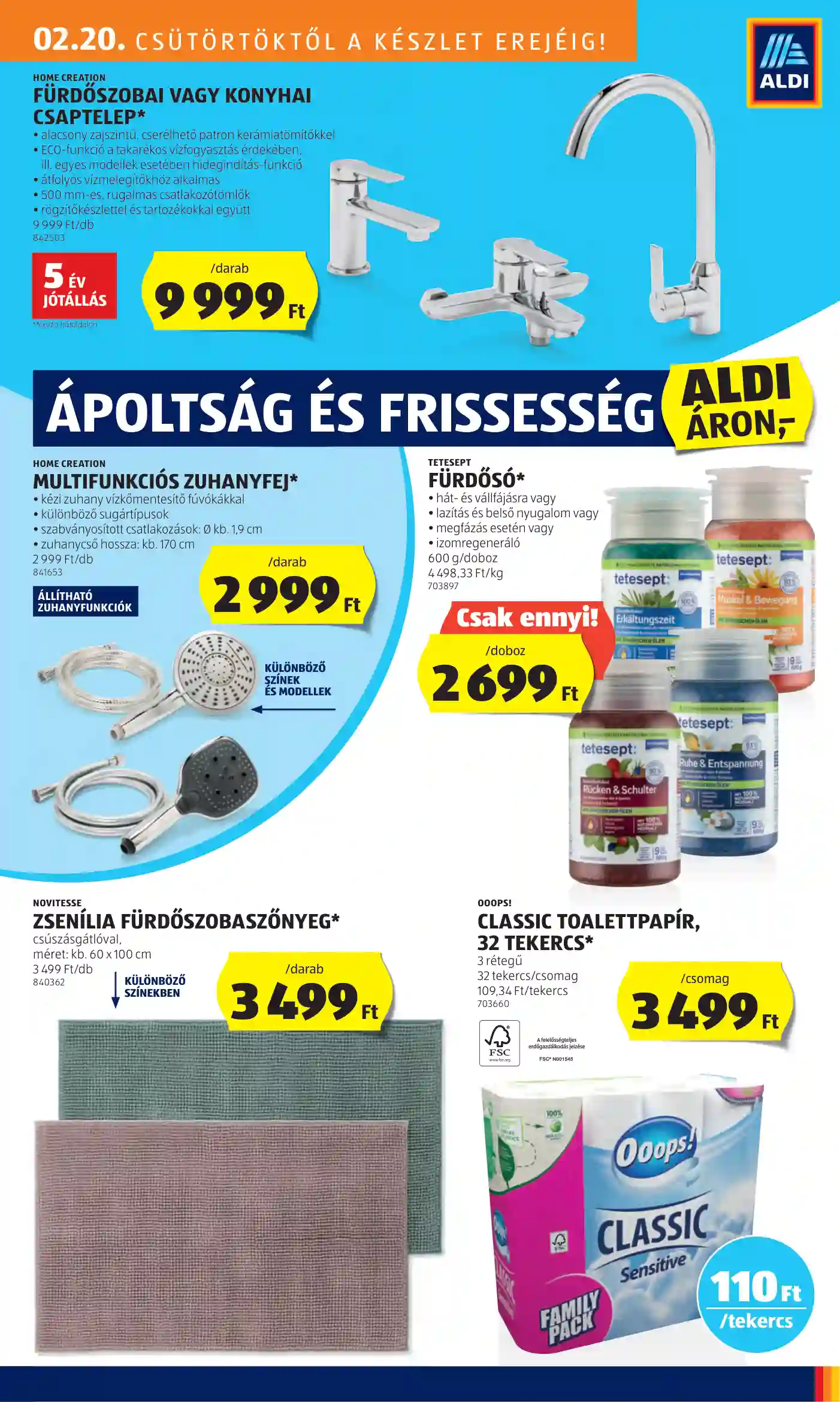 Aldi akciós újság 8. hét (25 oldal)