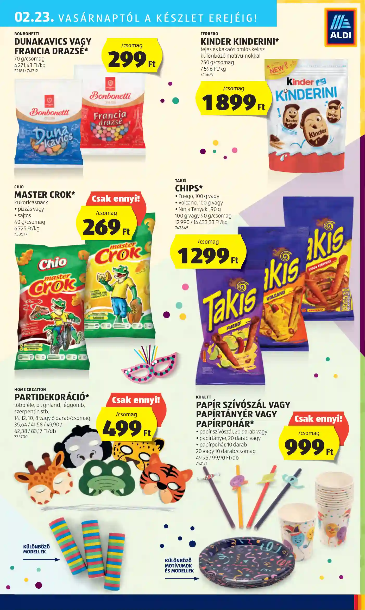 Aldi akciós újság 8. hét (42 oldal)