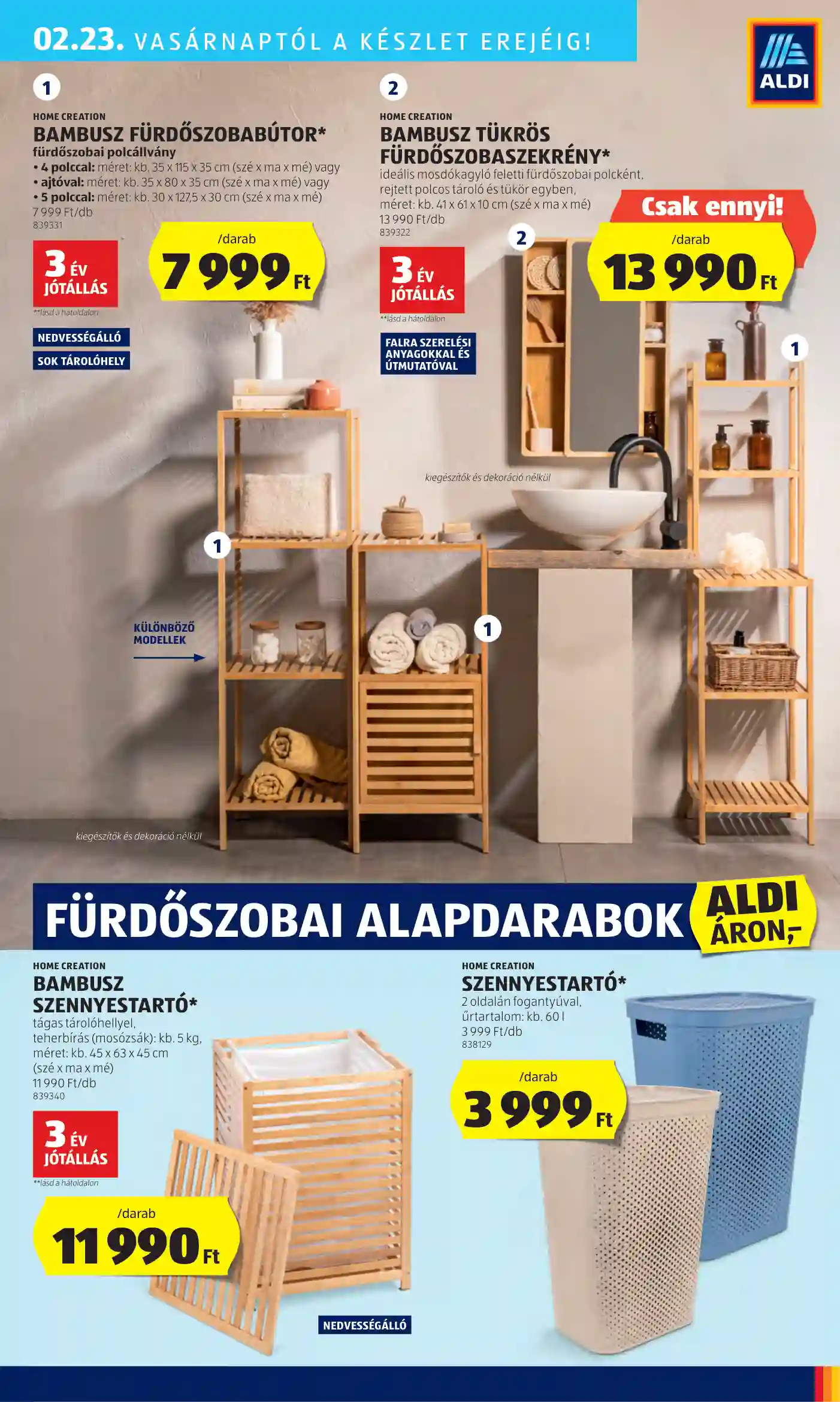 Aldi akciós újság 8. hét (47 oldal)