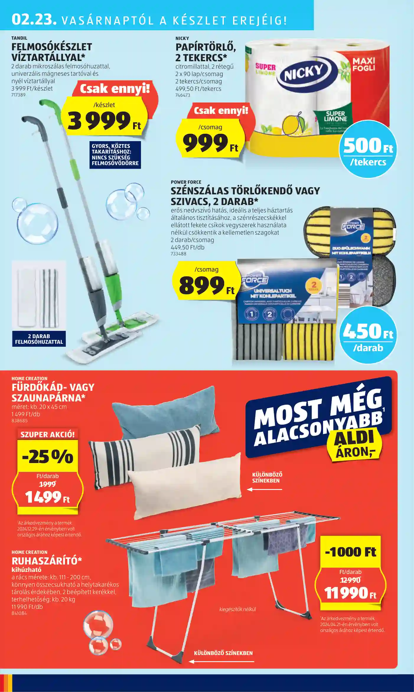 Aldi akciós újság 8. hét (50 oldal)