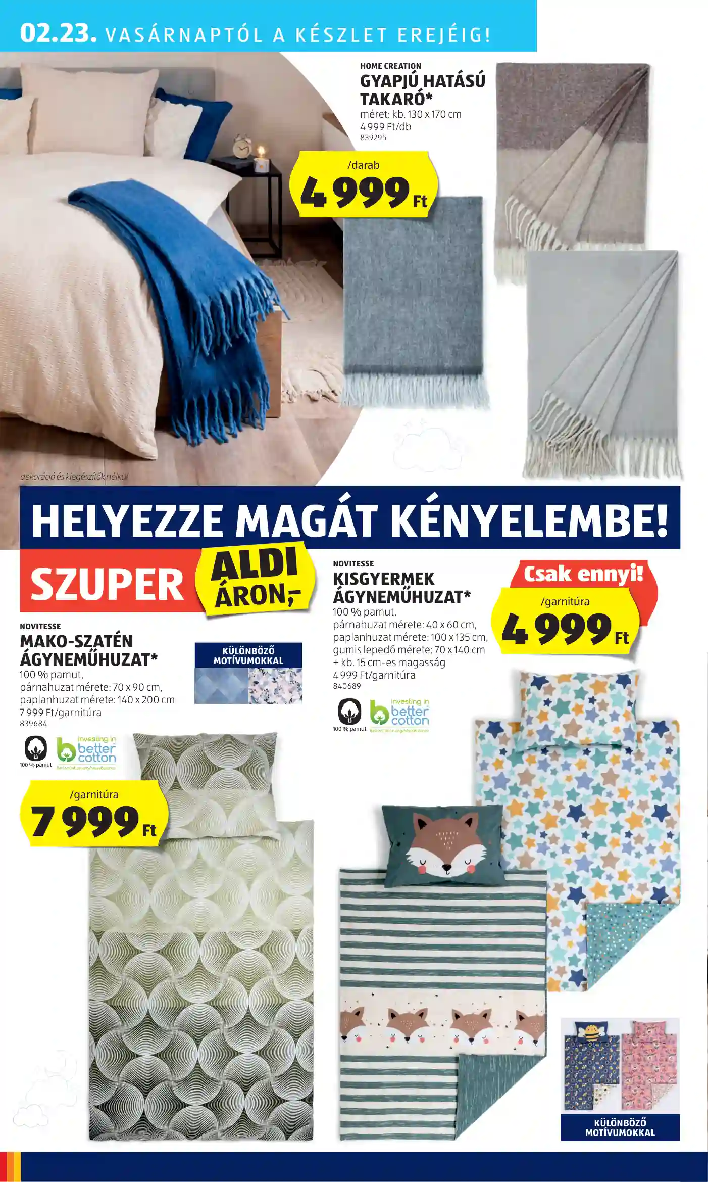 Aldi akciós újság 8. hét (52 oldal)