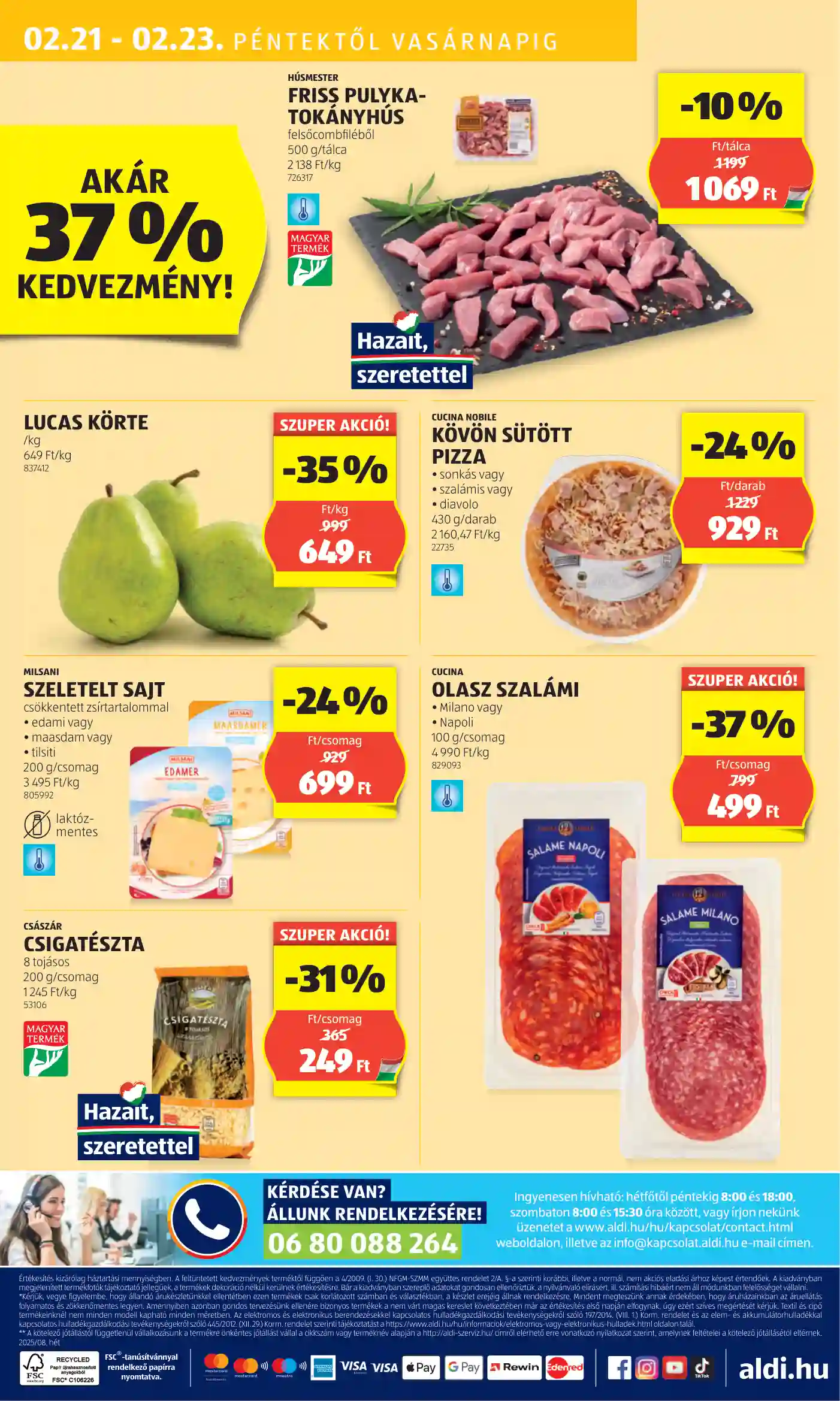 Aldi akciós újság 8. hét (56 oldal)