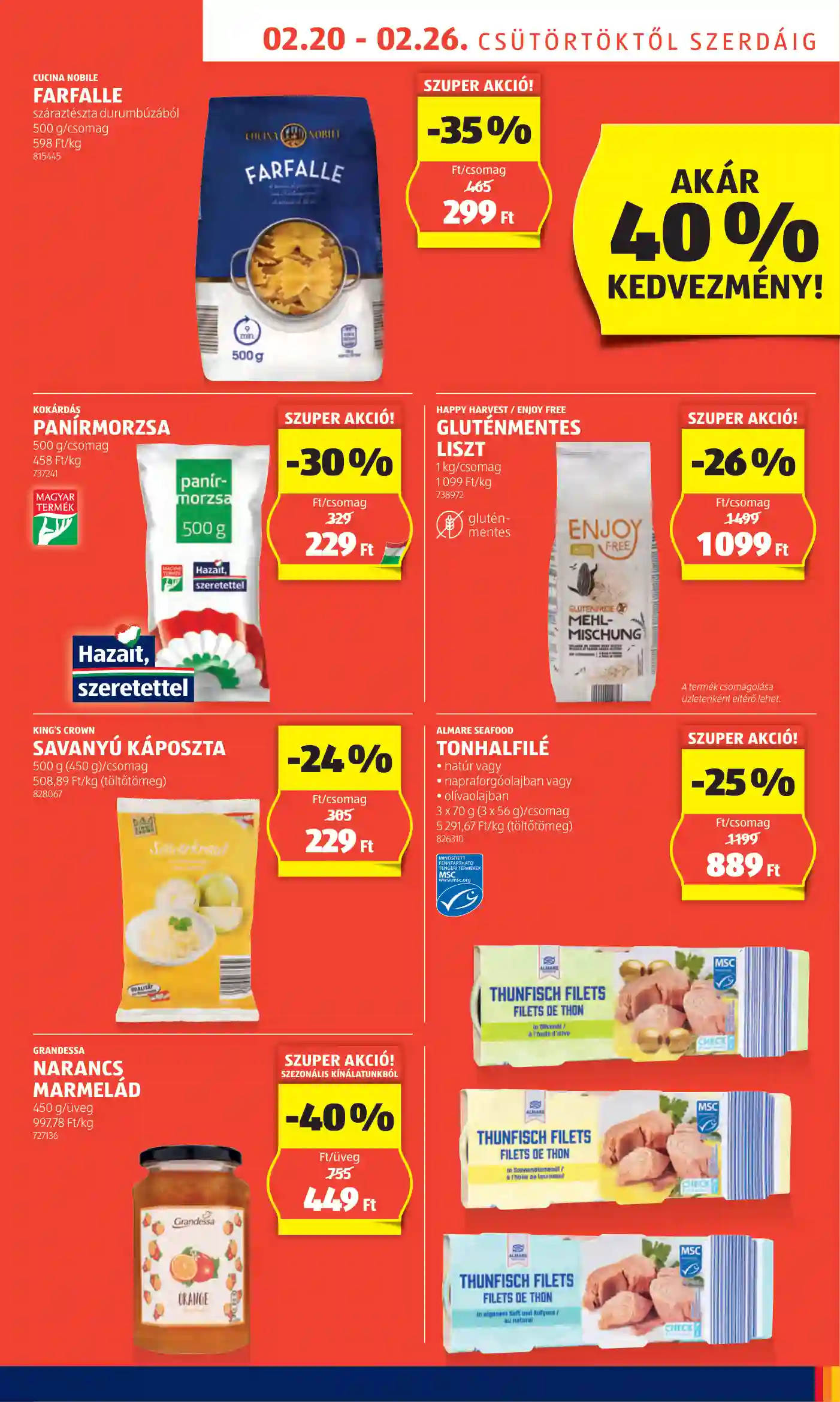 Aldi akciós újság 8. hét (57 oldal)