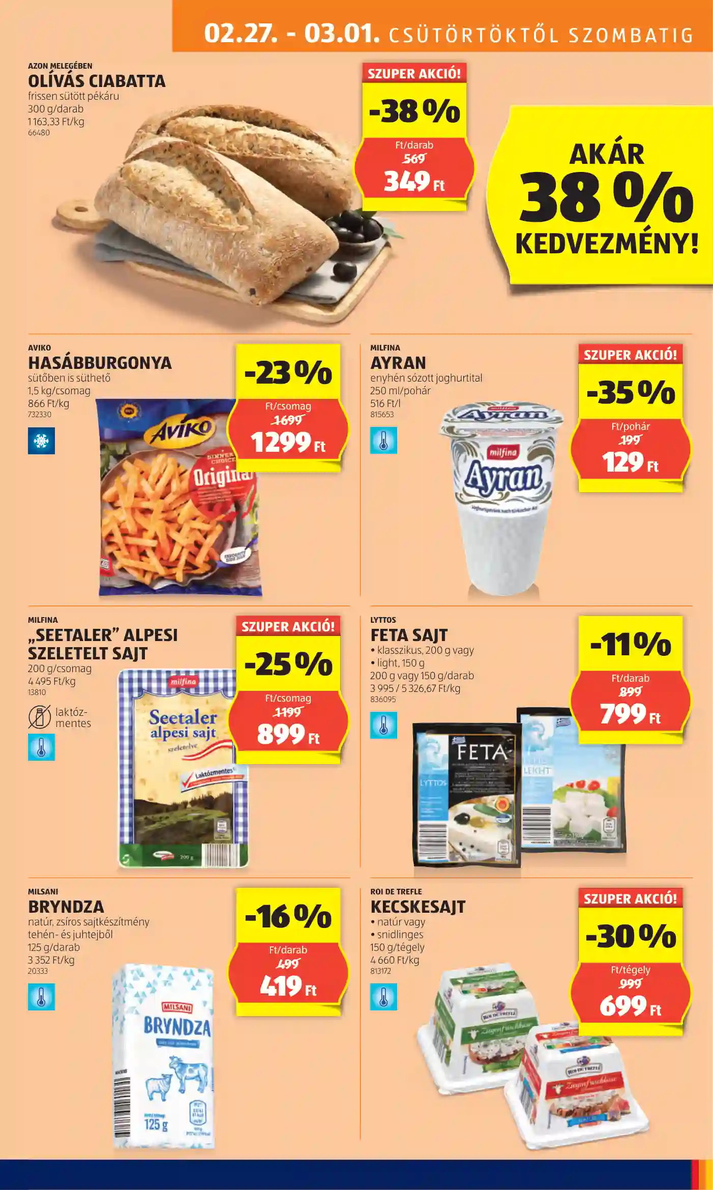 Aldi akciós újság 9. hét (5 oldal)