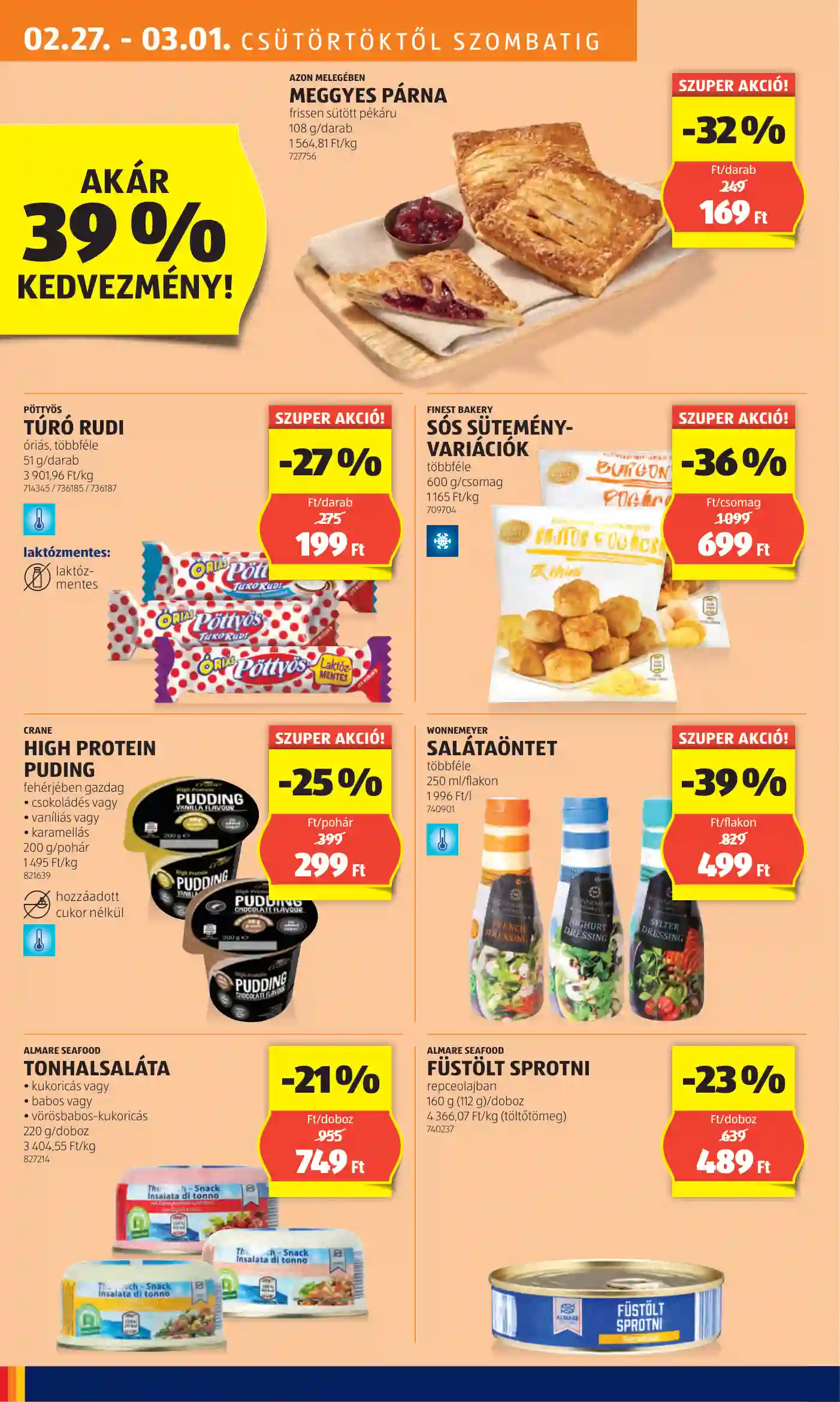 Aldi akciós újság 9. hét (6 oldal)