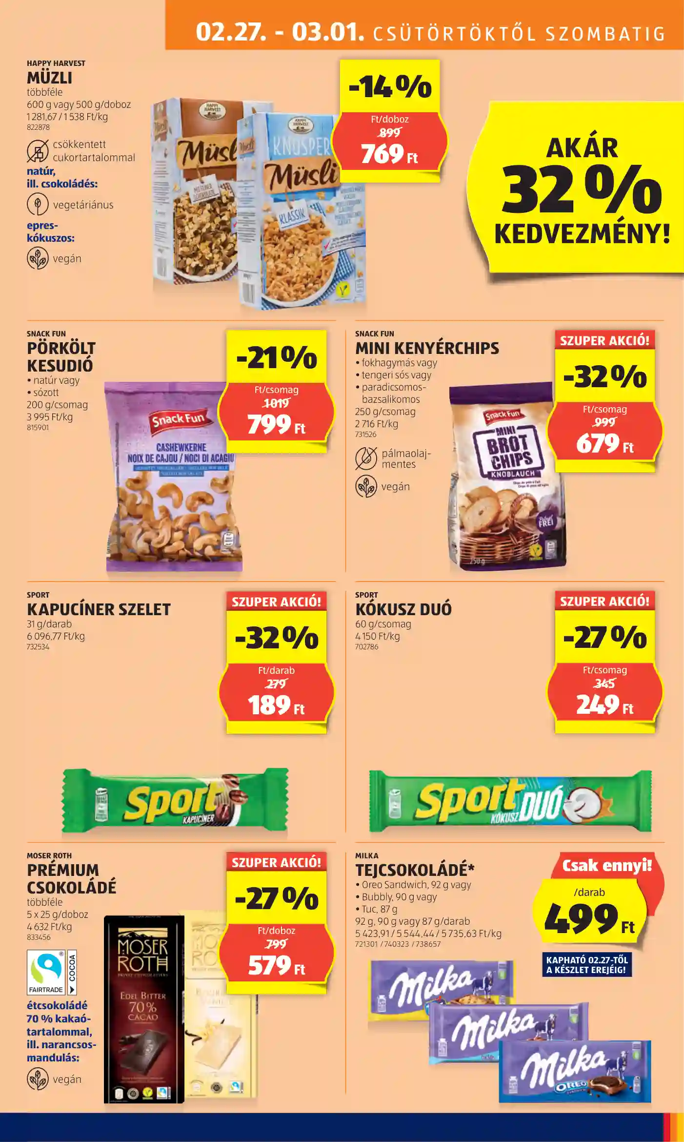 Aldi akciós újság 9. hét (7 oldal)
