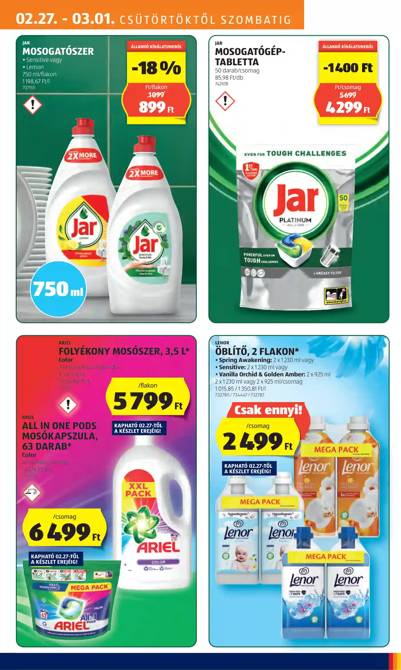 Aldi akciós újság 9. hét (9 oldal)