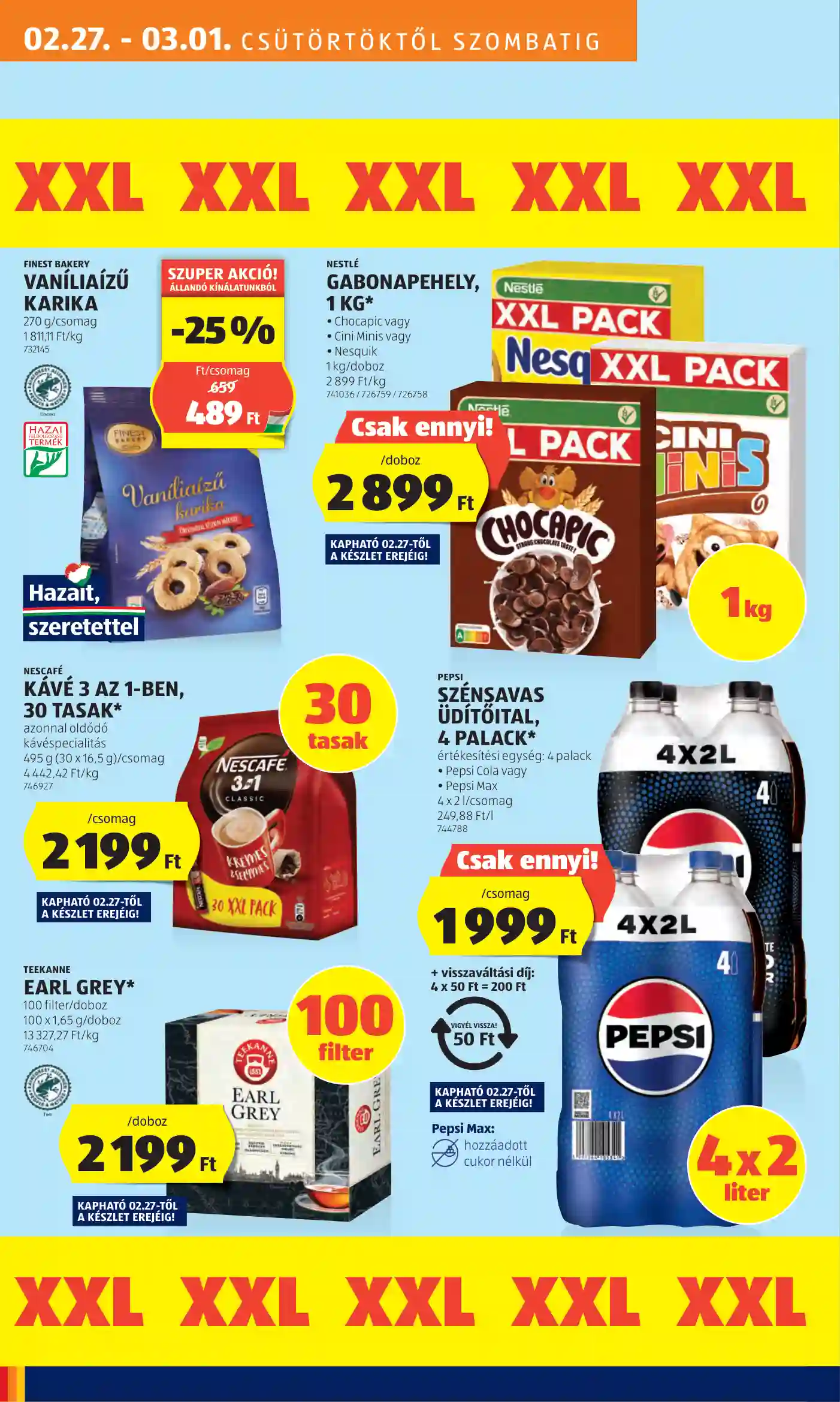 Aldi akciós újság 9. hét (15 oldal)