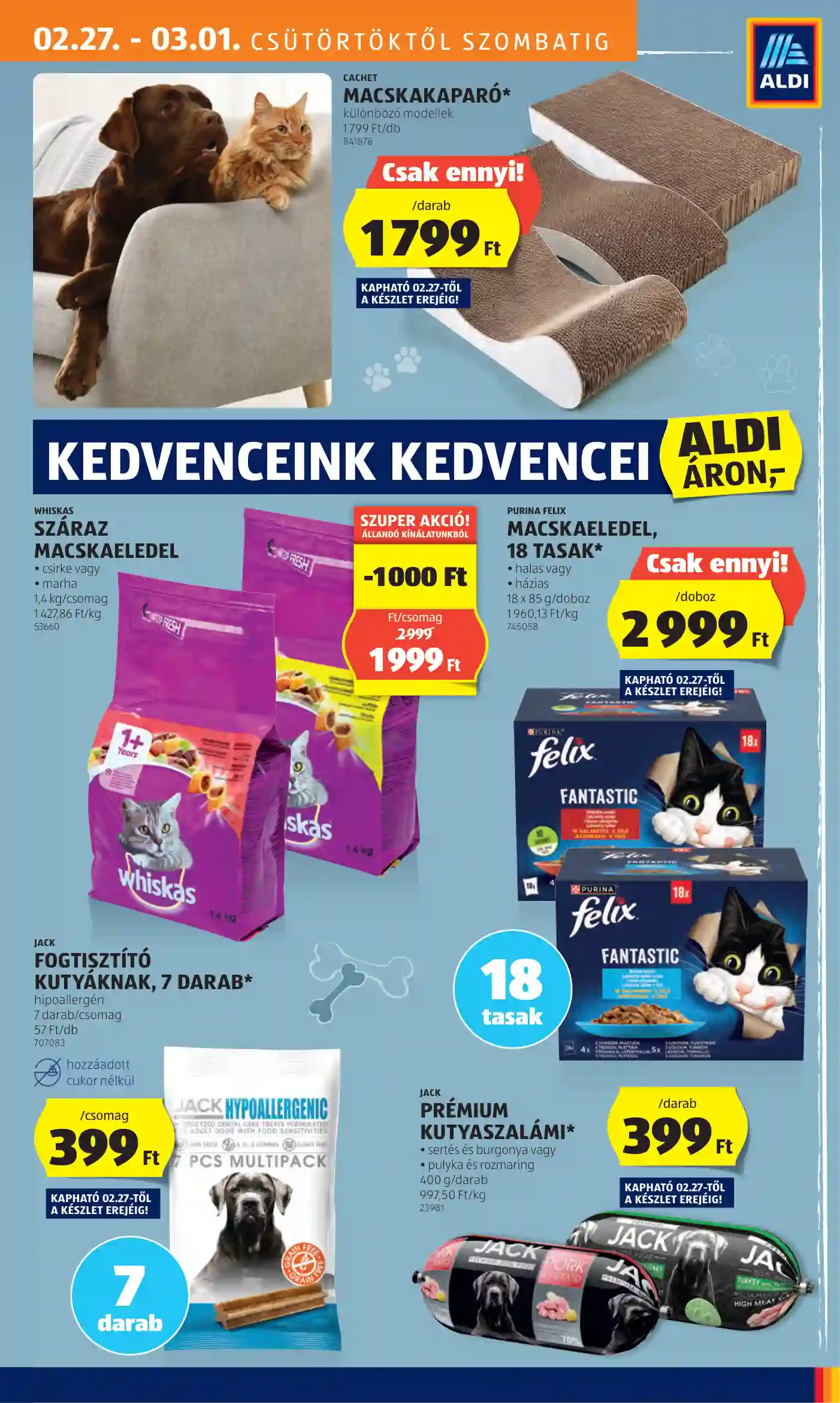 Aldi akciós újság 9. hét (16 oldal)