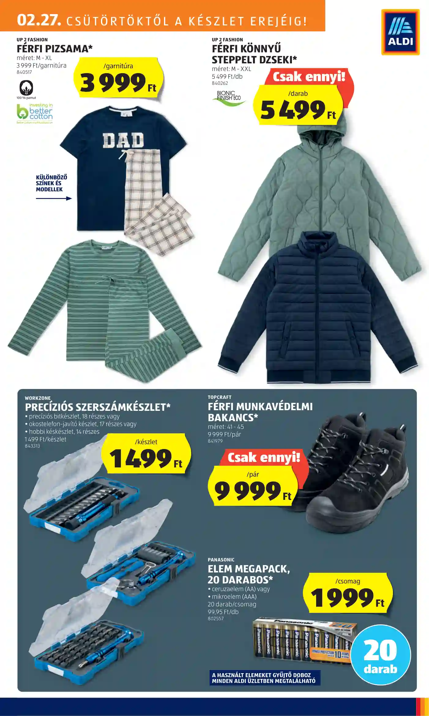 Aldi akciós újság 9. hét (18 oldal)