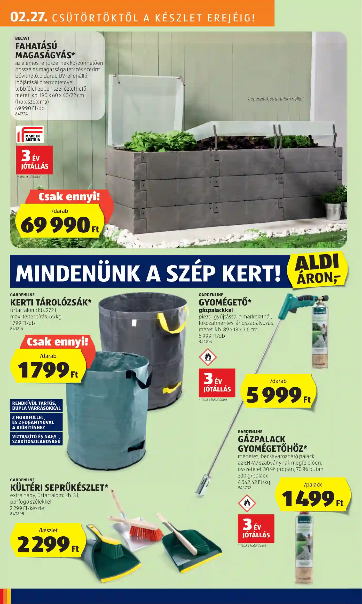 Aldi akciós újság 9. hét (19 oldal)