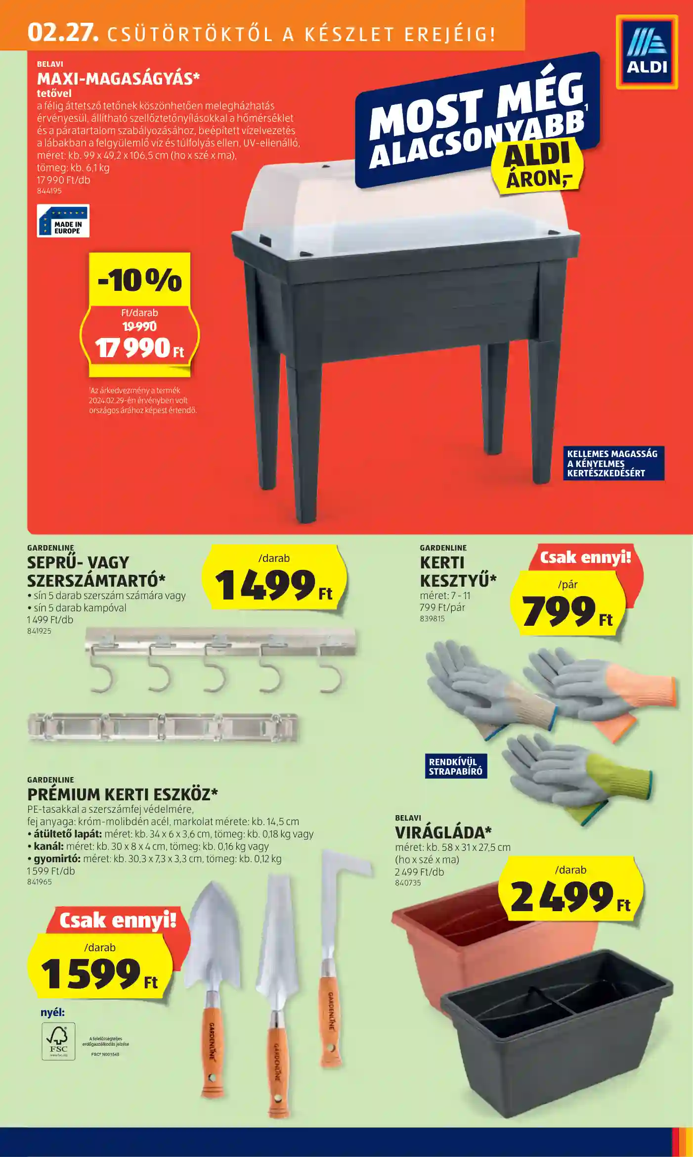 Aldi akciós újság 9. hét (20 oldal)