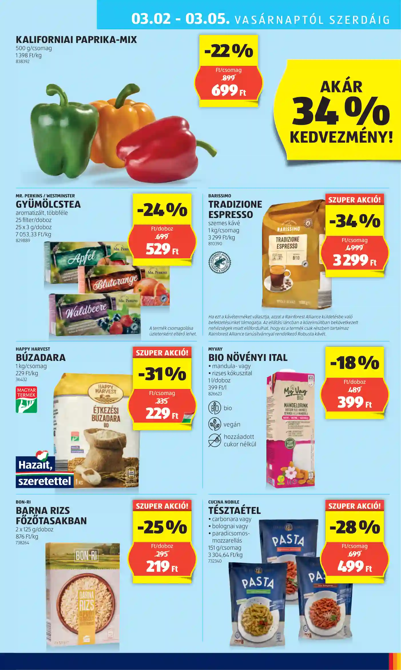 Aldi akciós újság 9. hét (29 oldal)