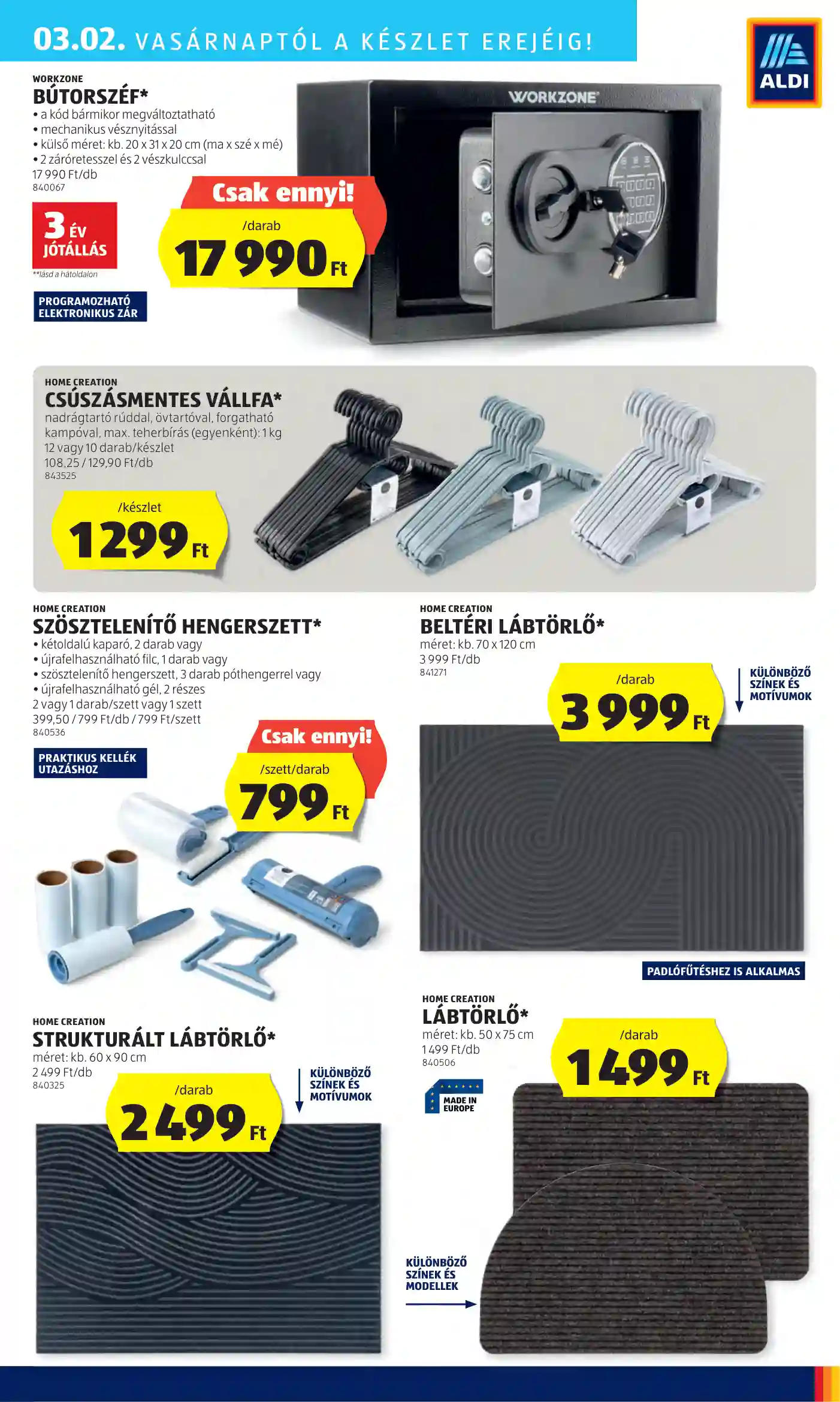 Aldi akciós újság 9. hét (42 oldal)