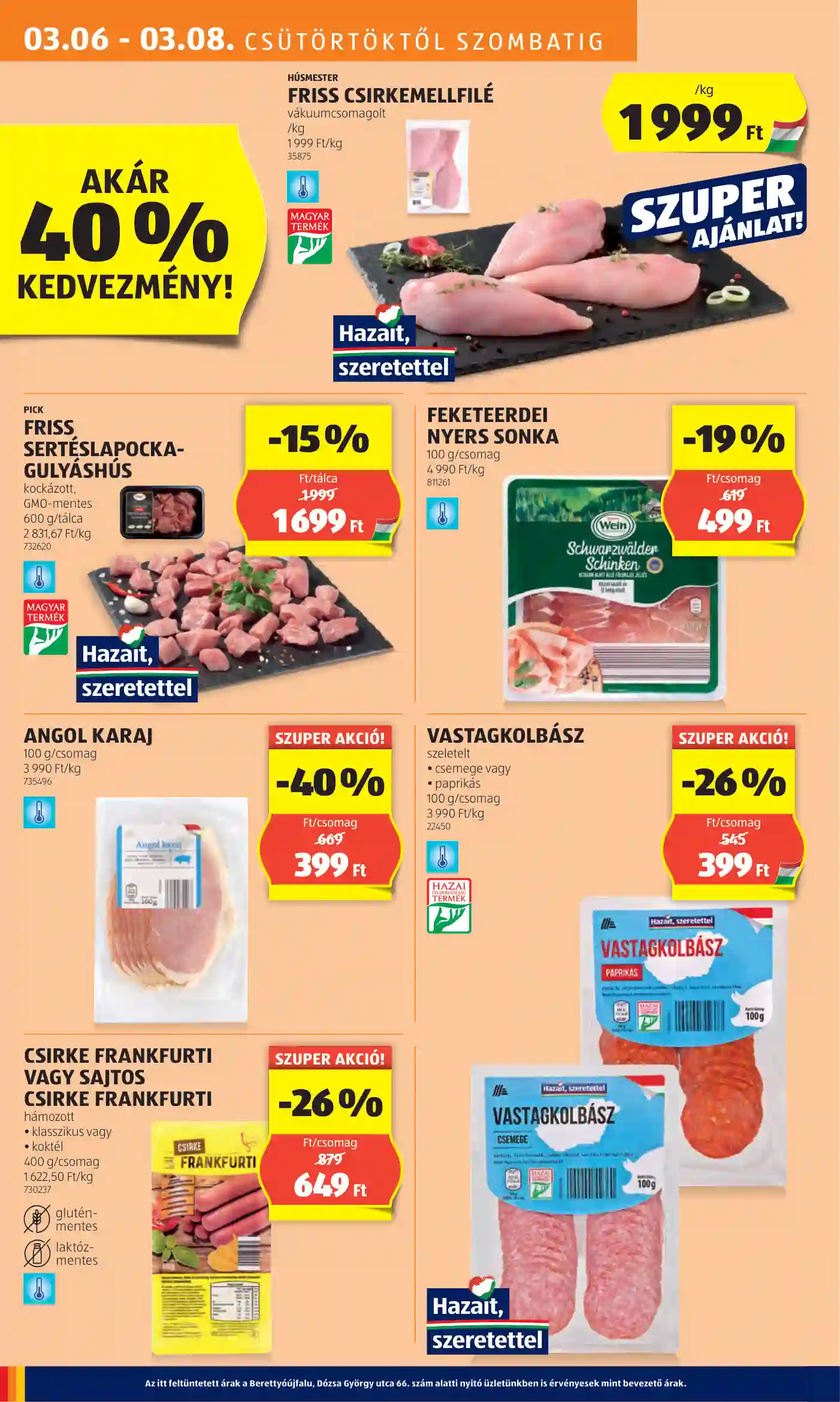 Aldi akciós újság 10. hét (4 oldal)