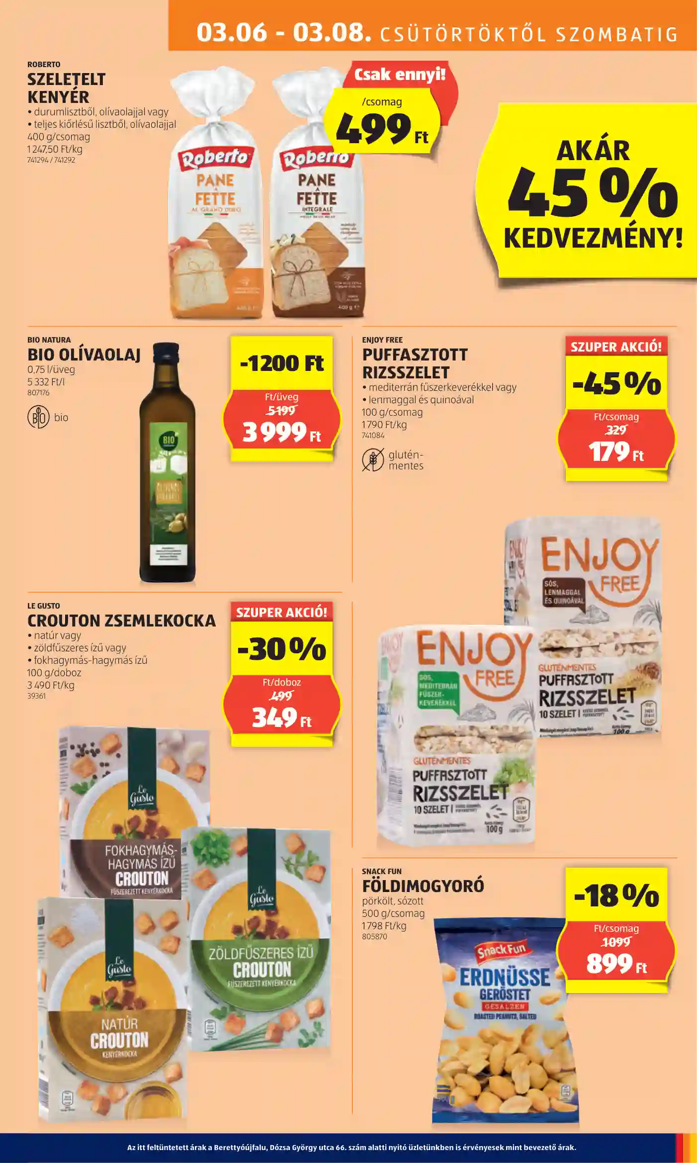 Aldi akciós újság 10. hét (7 oldal)
