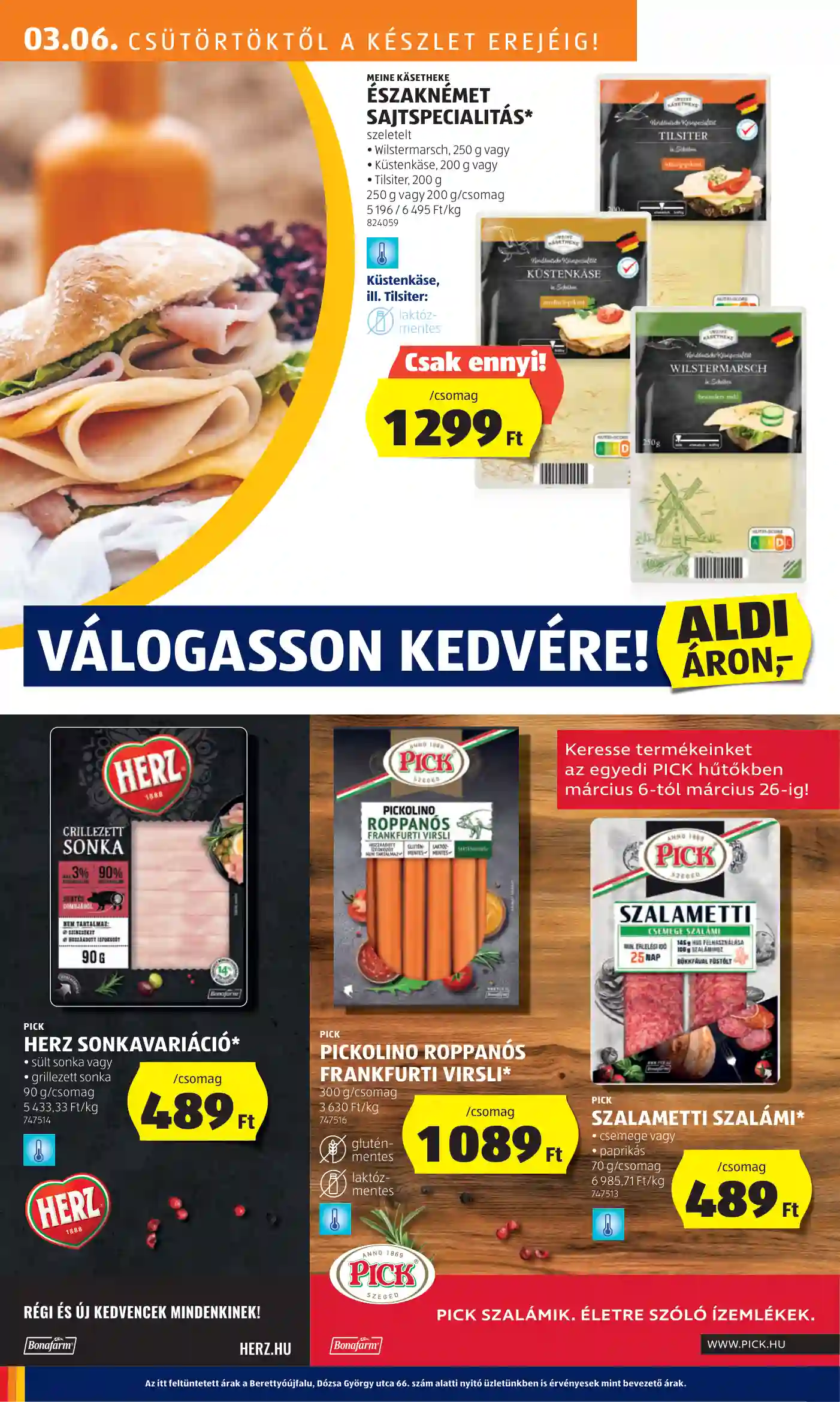 Aldi akciós újság 10. hét (10 oldal)