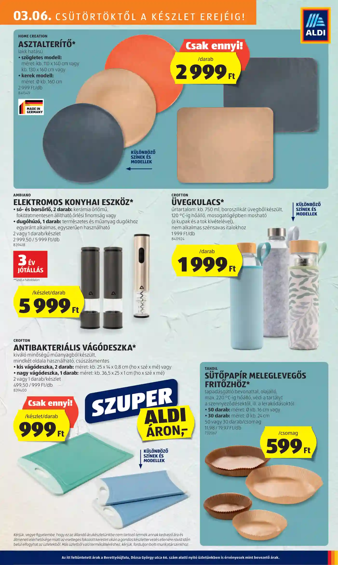Aldi akciós újság 10. hét (16 oldal)