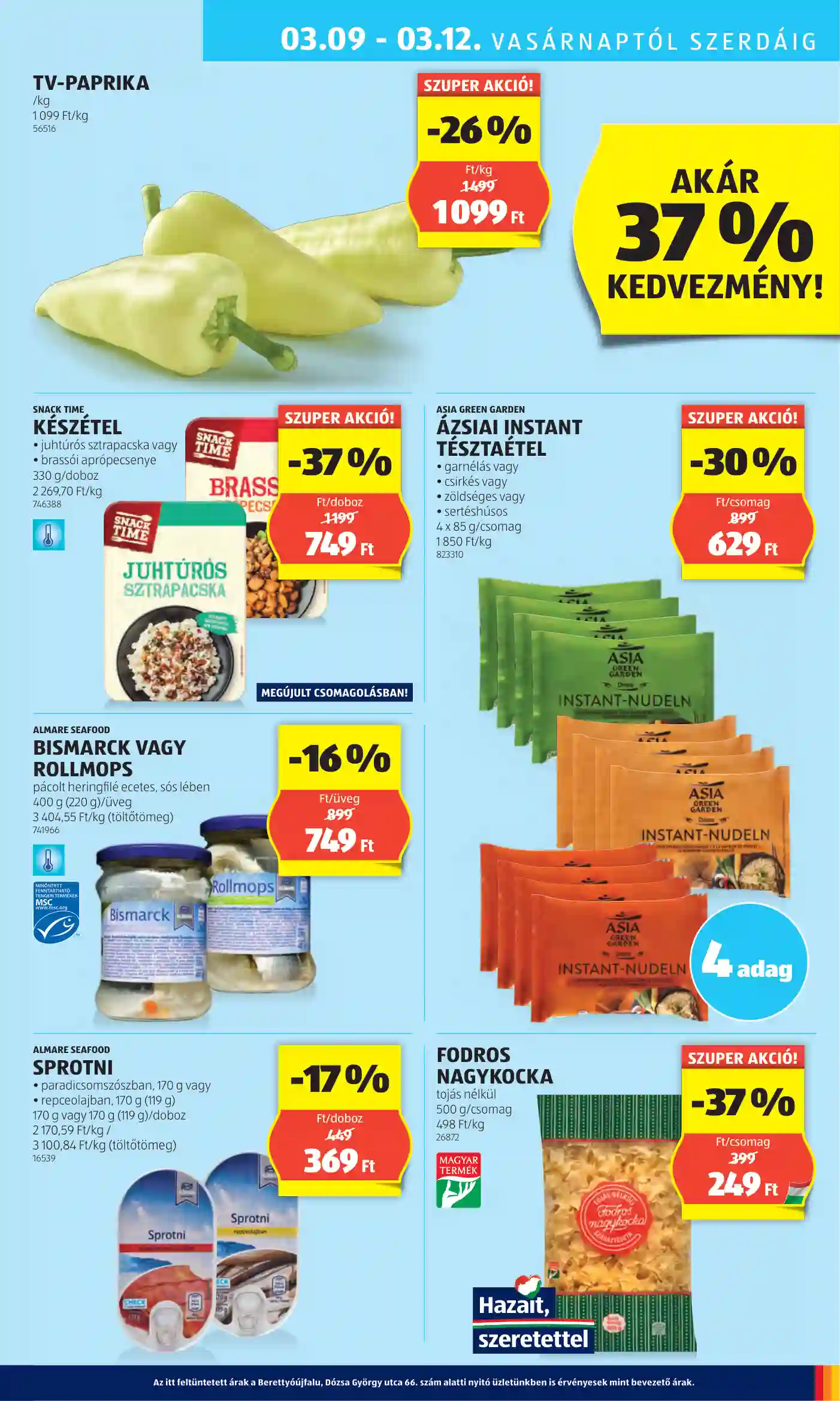 Aldi akciós újság 10. hét (31 oldal)