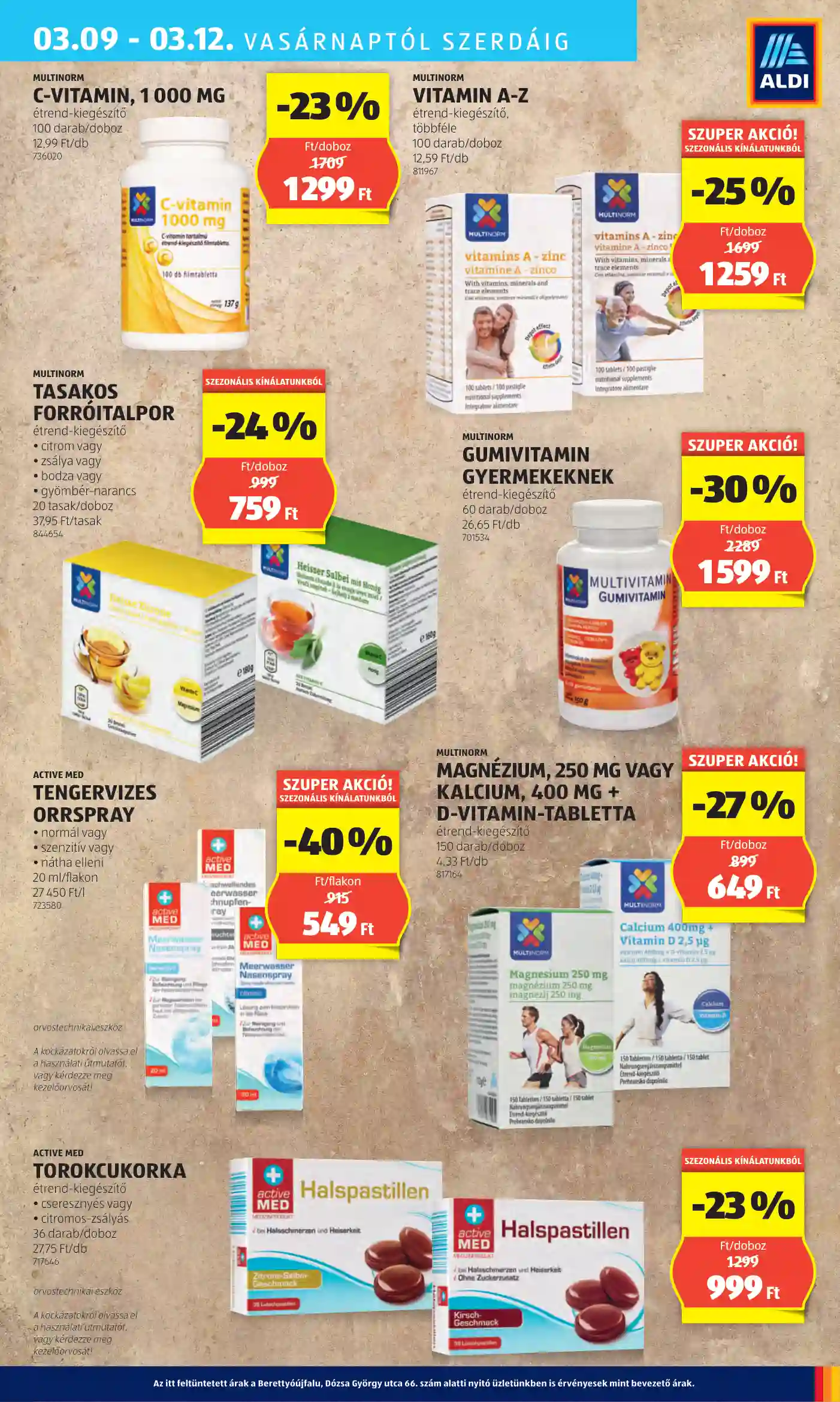 Aldi akciós újság 10. hét (36 oldal)
