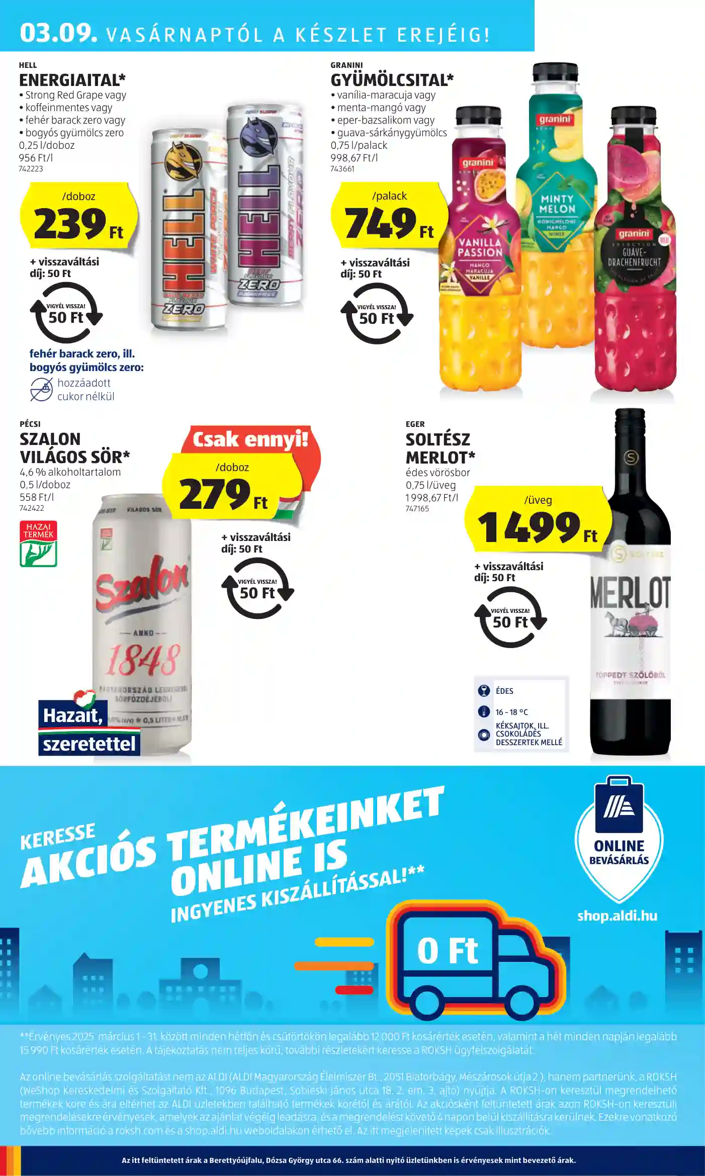Aldi akciós újság 10. hét (41 oldal)