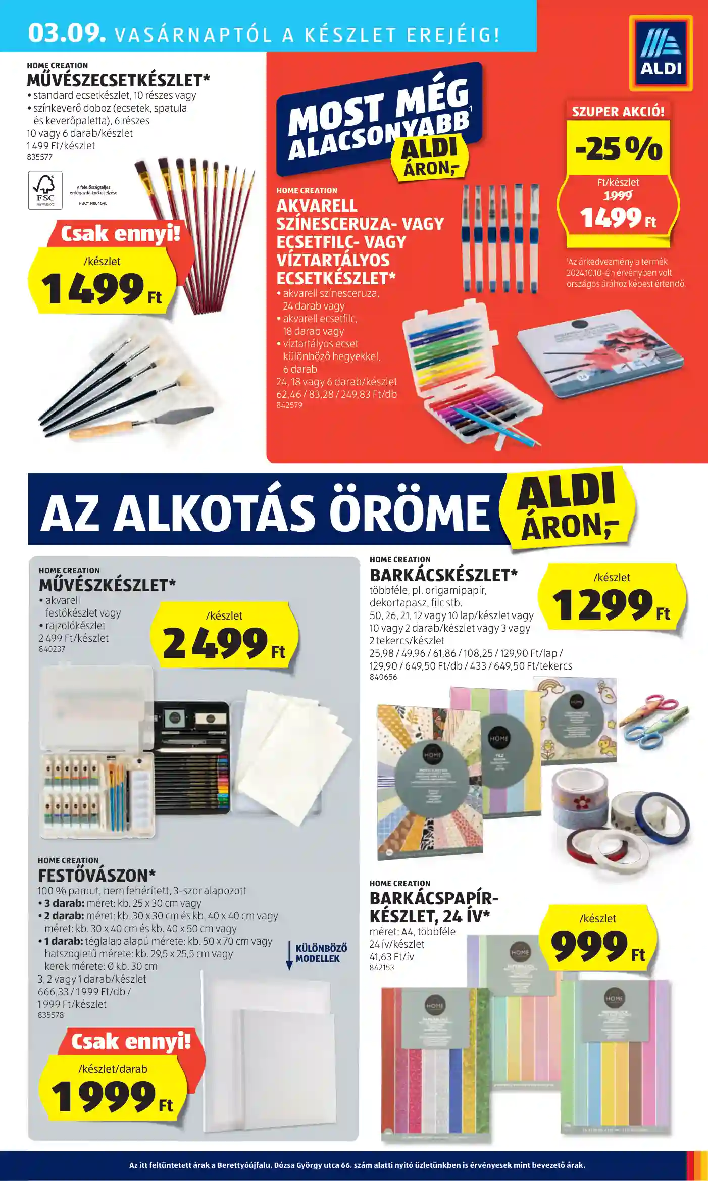 Aldi akciós újság 10. hét (42 oldal)