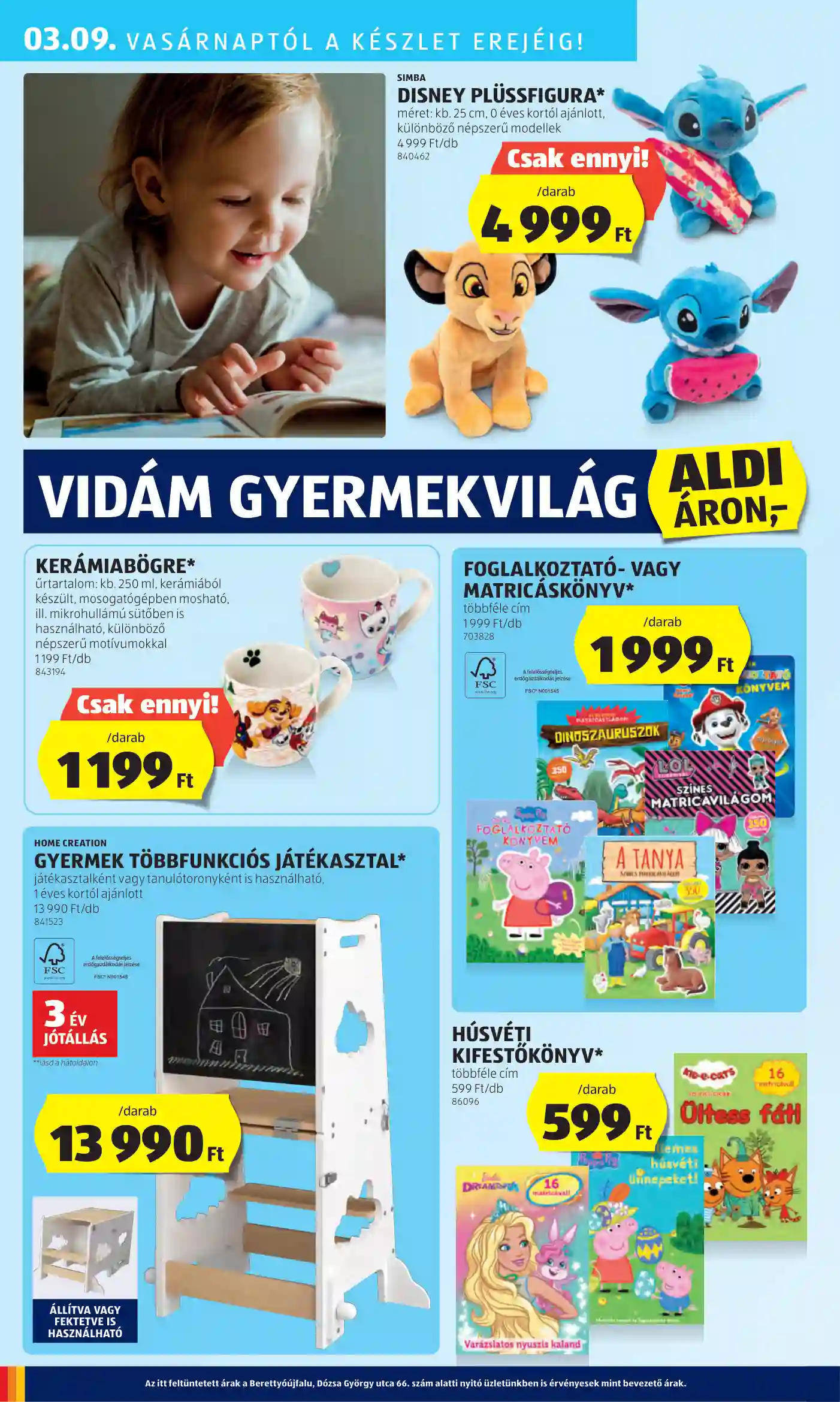 Aldi akciós újság 10. hét (43 oldal)
