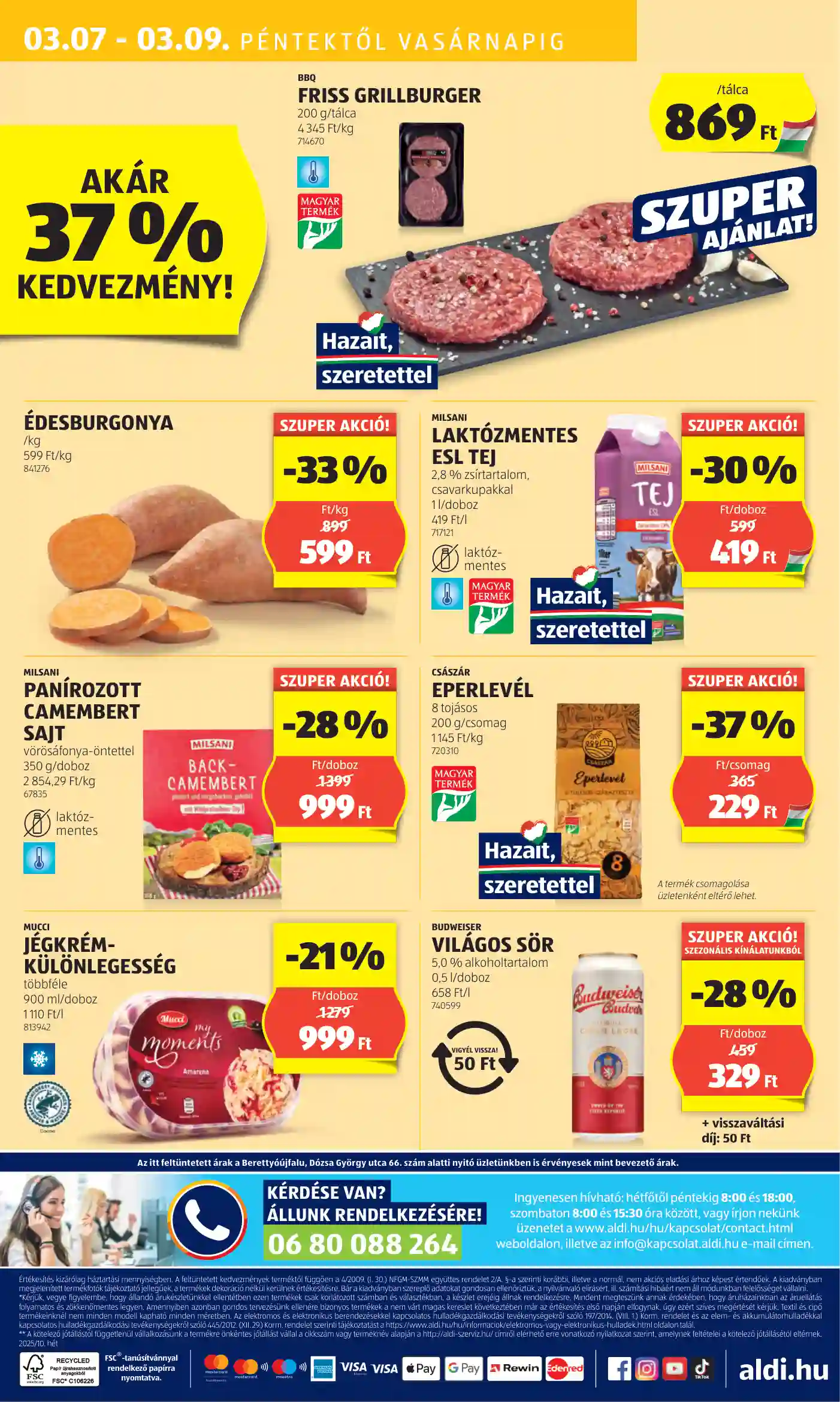 Aldi akciós újság 10. hét (50 oldal)