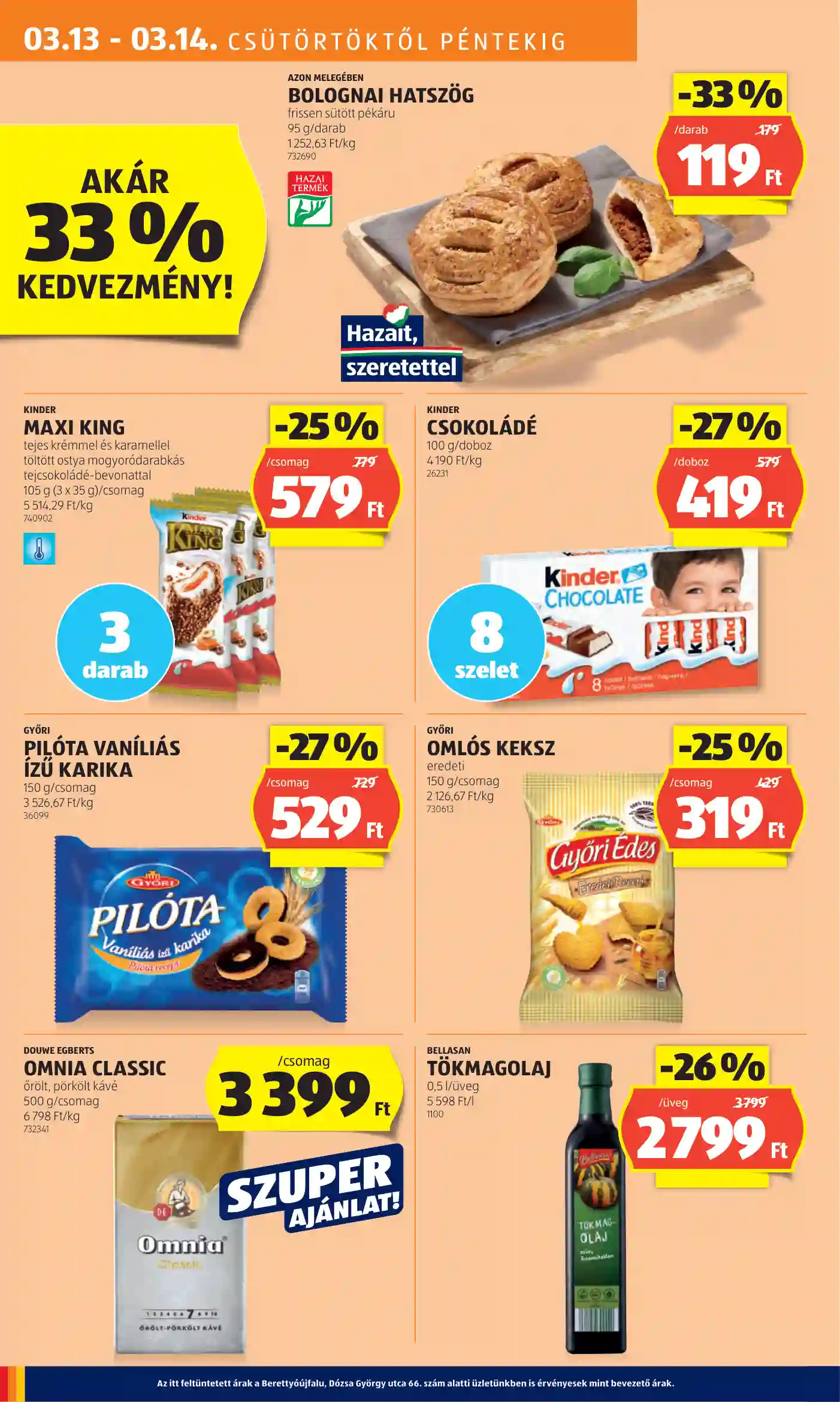 Aldi akciós újság 11. hét (4 oldal)
