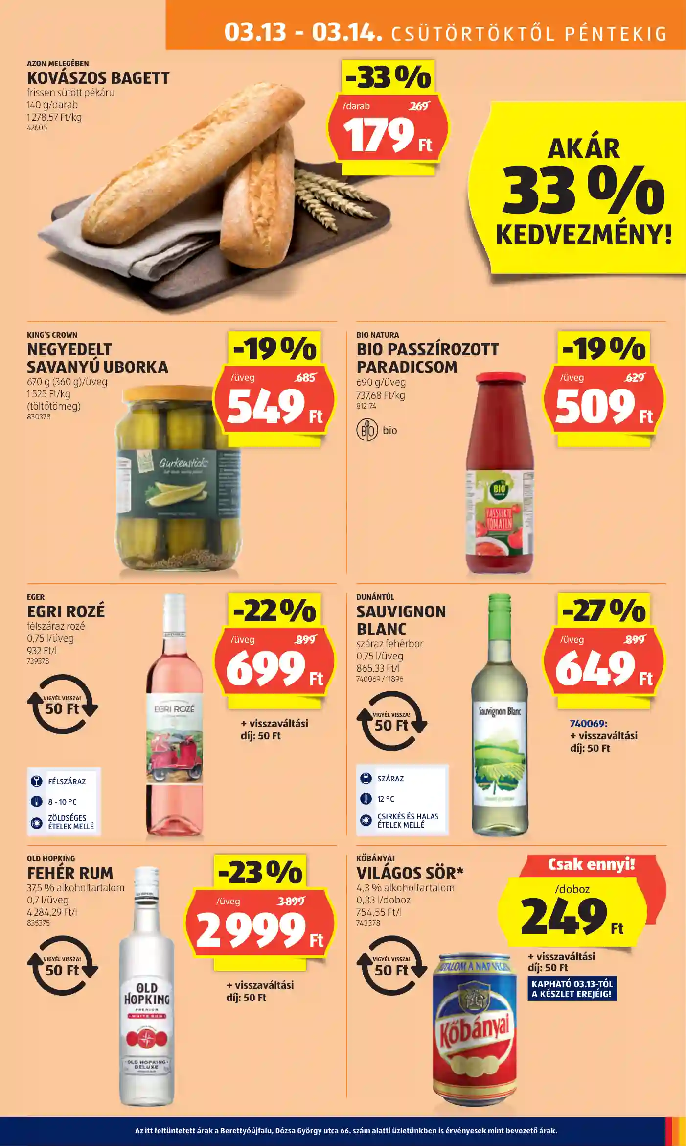 Aldi akciós újság 11. hét (5 oldal)
