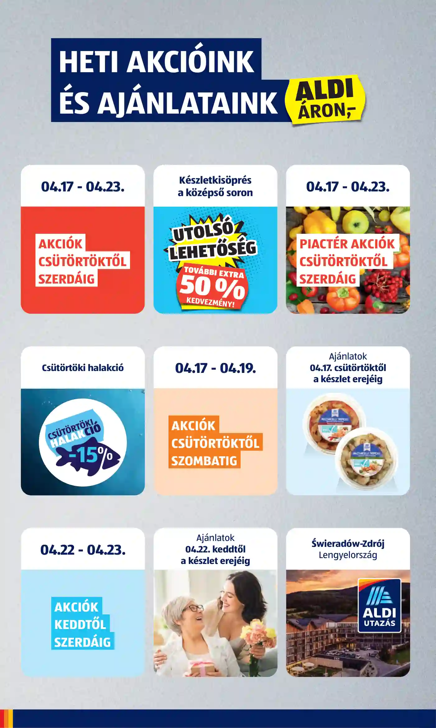 Aldi akciós újság 16. hét (2 oldal)