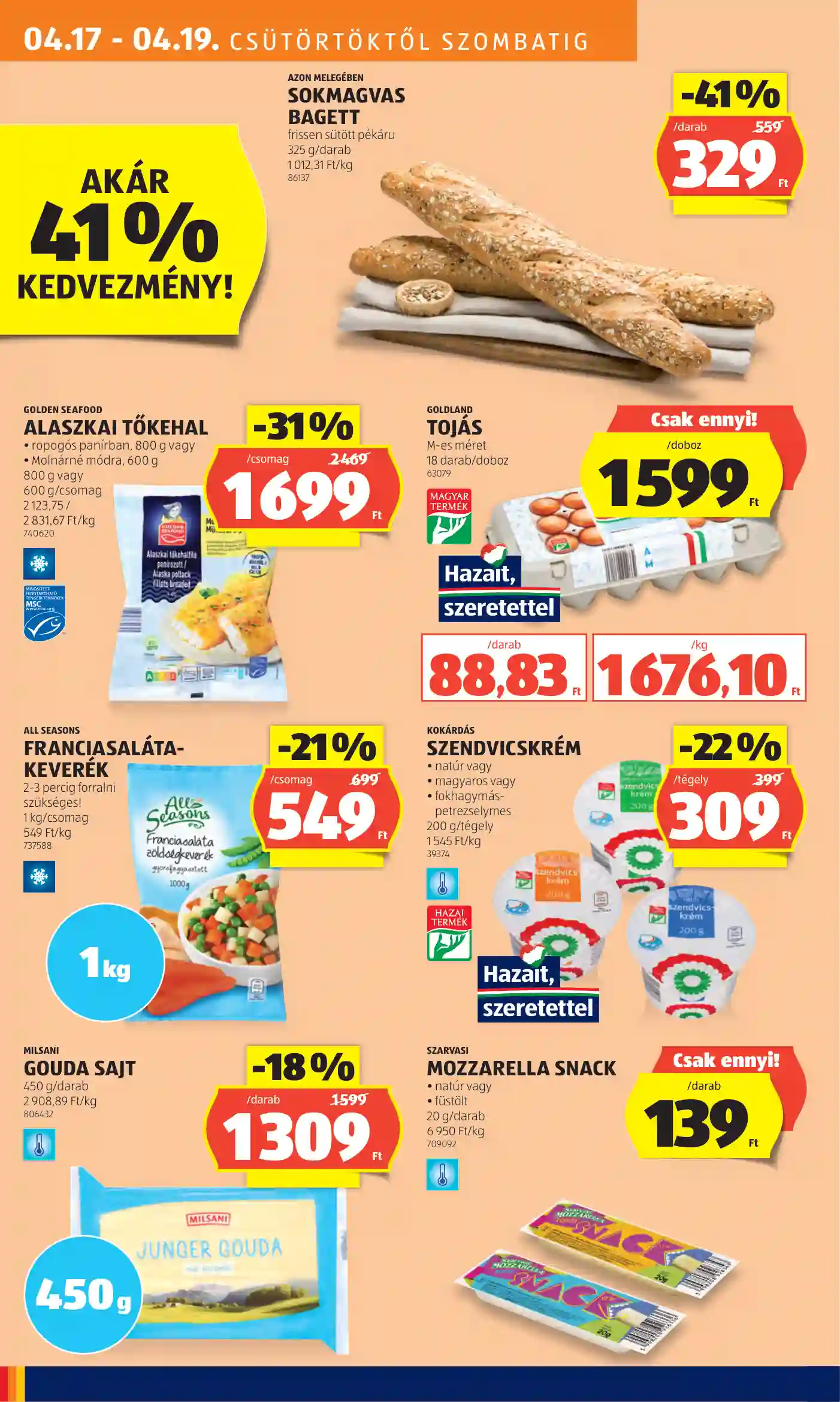 Aldi akciós újság 16. hét (4 oldal)