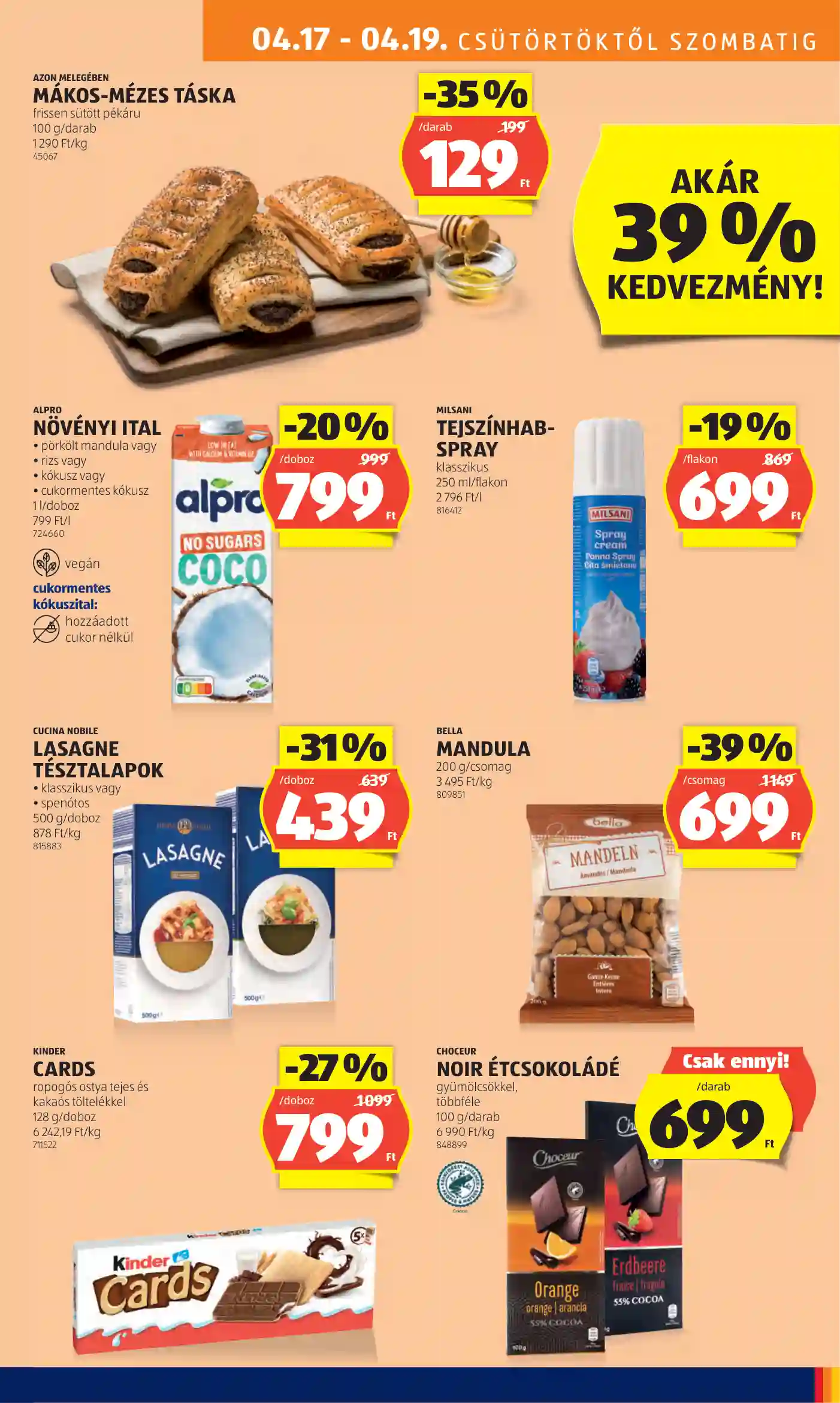 Aldi akciós újság 16. hét (5 oldal)