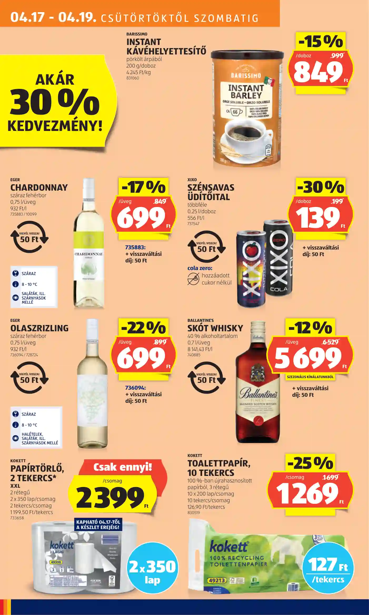 Aldi akciós újság 16. hét (6 oldal)